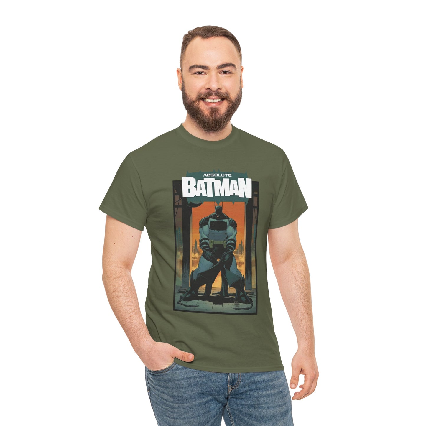 Absolute Batman T-Shirt - DC All-In Series - Amazing Nick Dragotta Art, Scott Snyder Story - Gotham City, Bruce Wayne - DC Comics