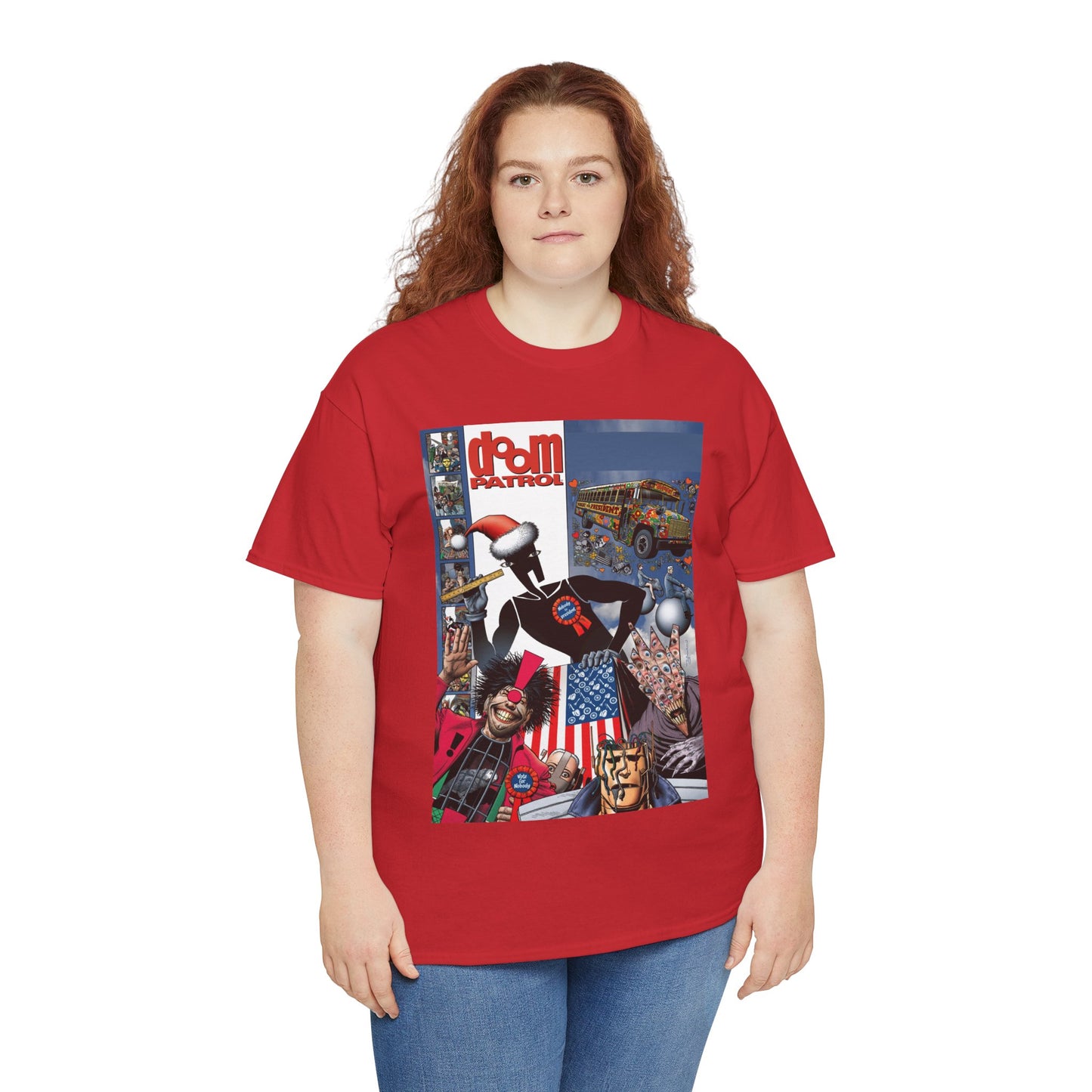 Doom Patrol T-Shirt - Brian Bolland Art - Mr Nobody For President - DC Comics/Vertigo Cover Artwork