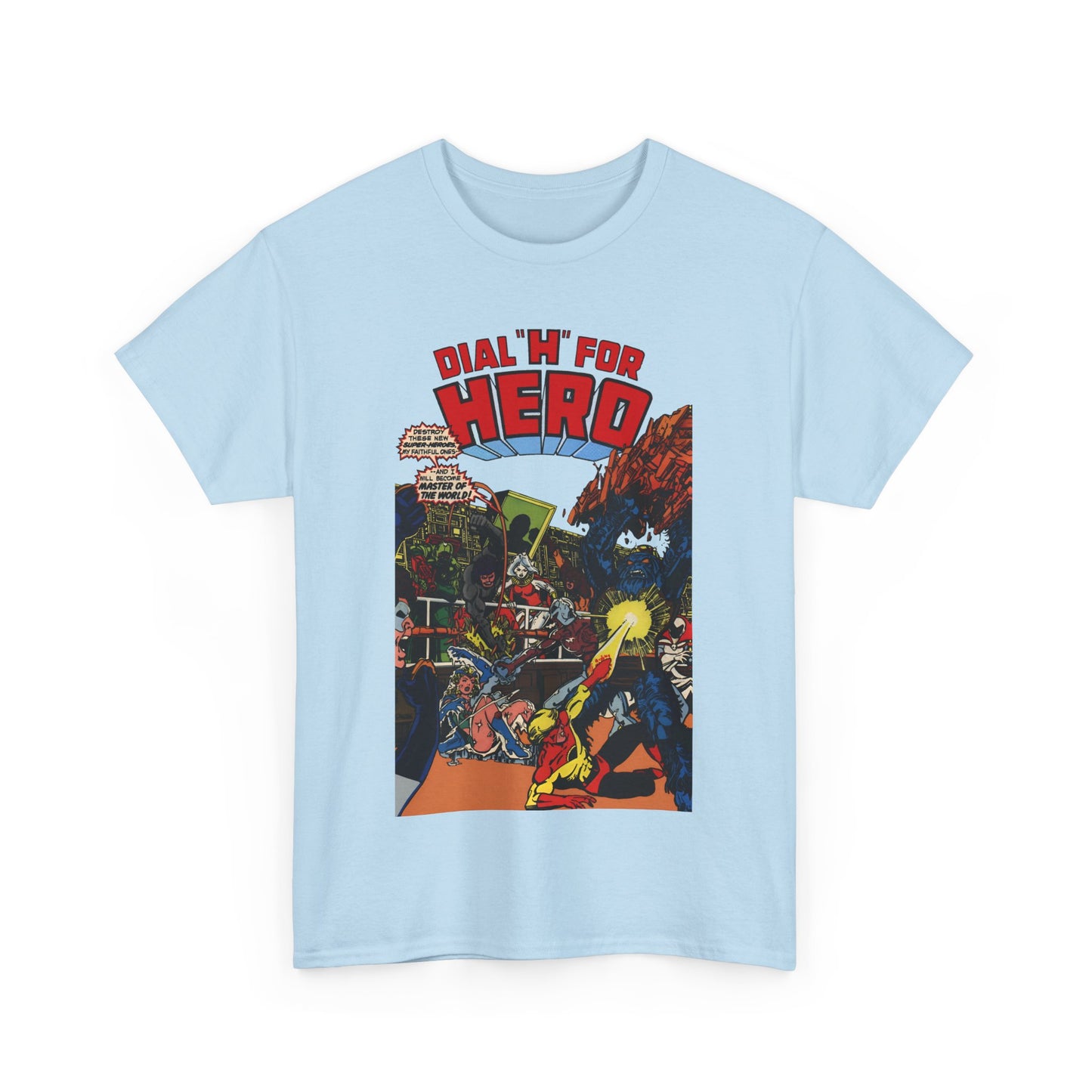 Dial "H" For Hero T-Shirt - George Perez Art - Chris King and Vicki Grant - Adventure Comics Series - DC Comics