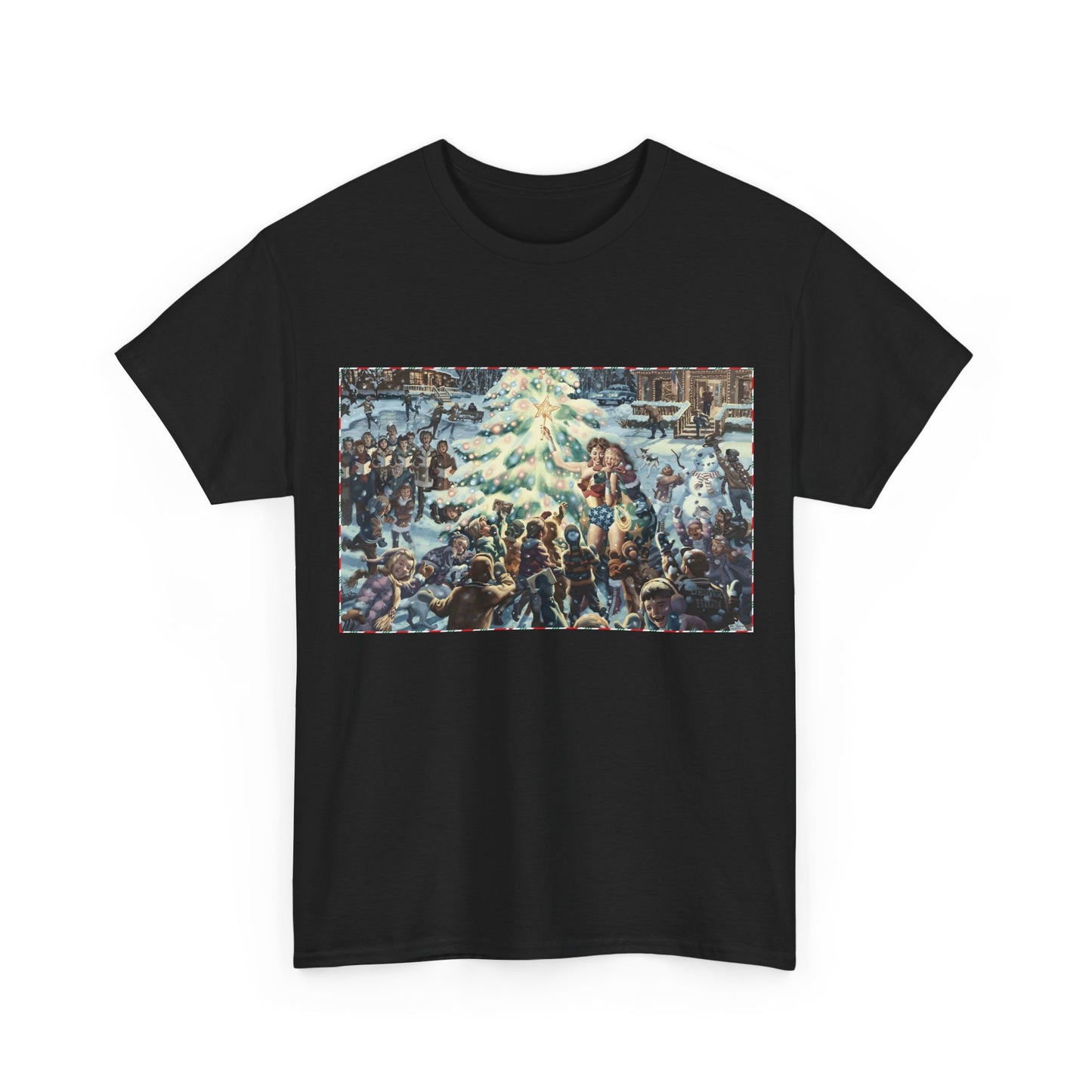 Wonder Woman Christmas T-Shirt - Steve Rude Art - DC Comics