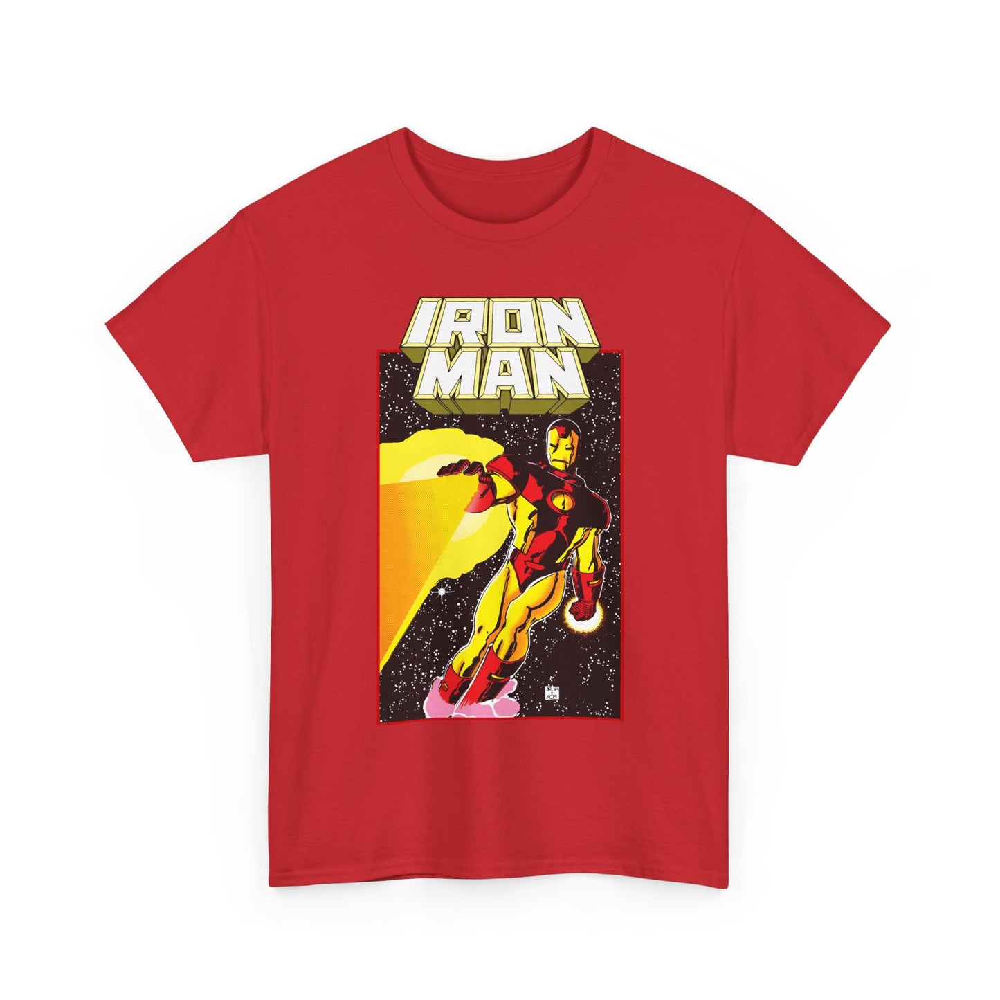 Iron Man T-Shirt - John Romita Jr Art - Cover to Issue #256 - Tony Stark in Space - Marvel Comics