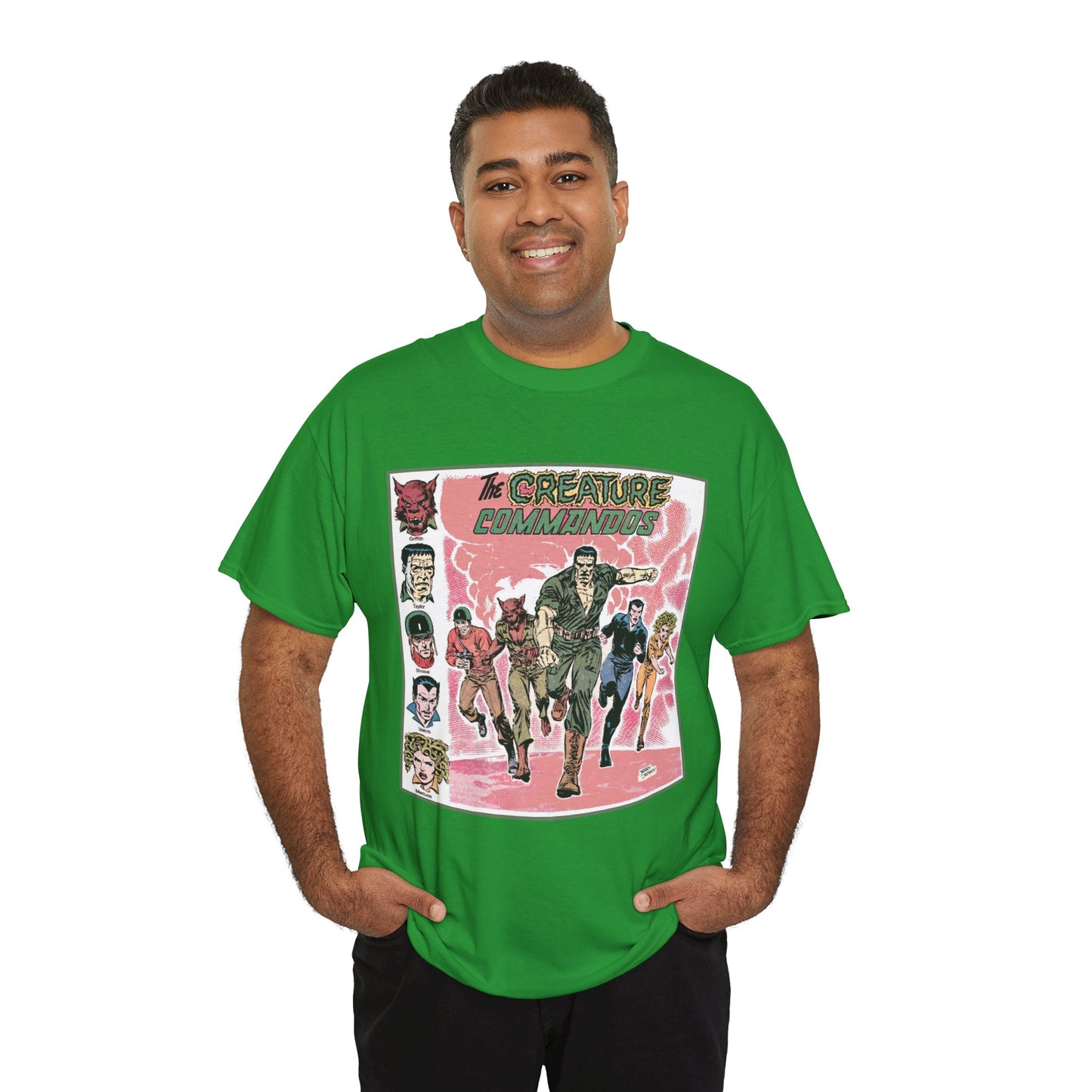 Creature Commandoes T-Shirt - Jerry Ordway Art - Medusa, Velcro, Shrieve - DC Comics Who's Who Art - Inspiration for James Gunn Series