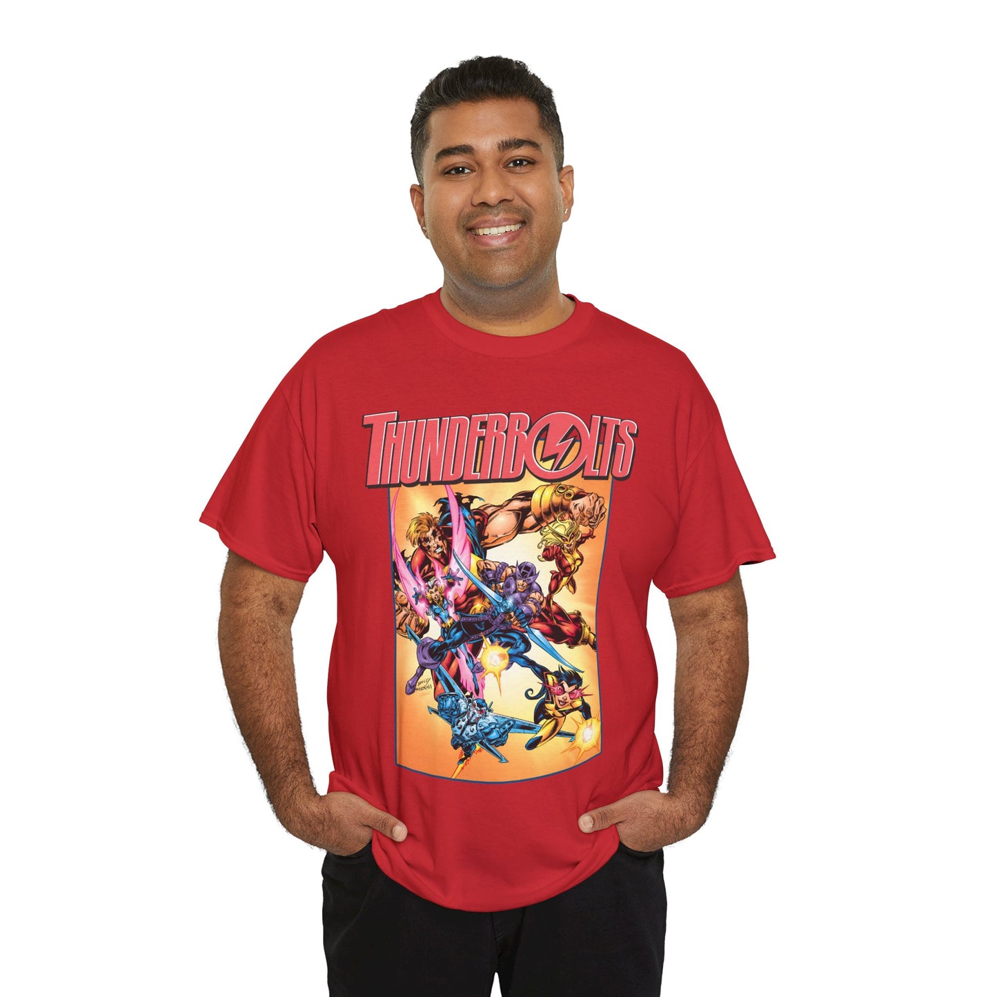 Thunderbolts T-Shirt - Mark Bagley Art - Hawkeye, Songbird - Marvel Comics - Avengers Connection