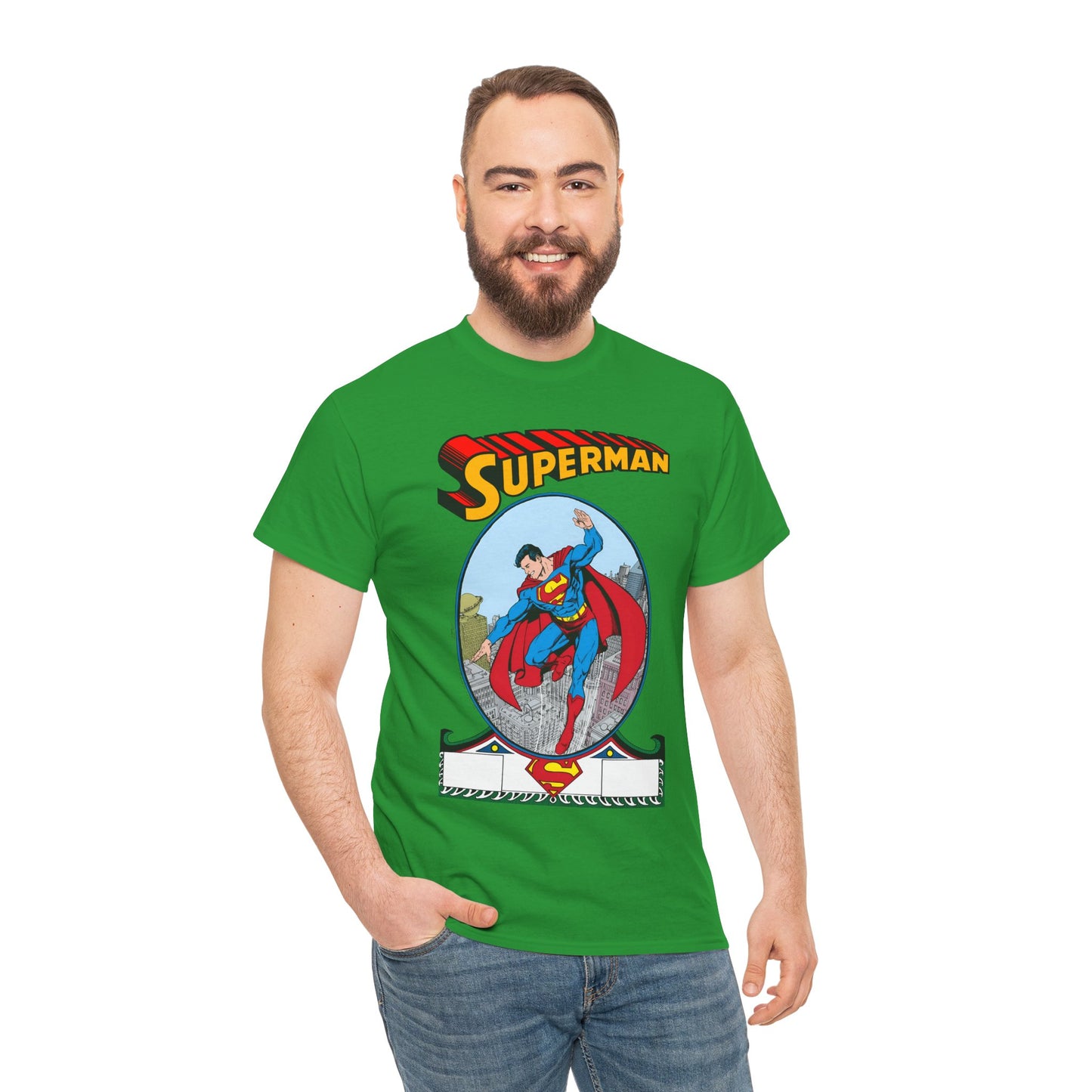 Superman T-Shirt - George Perez Art - #1 Homage Cover - Metropolis, Man of Steel, Daily Planet, Clark Kent - DC Comics