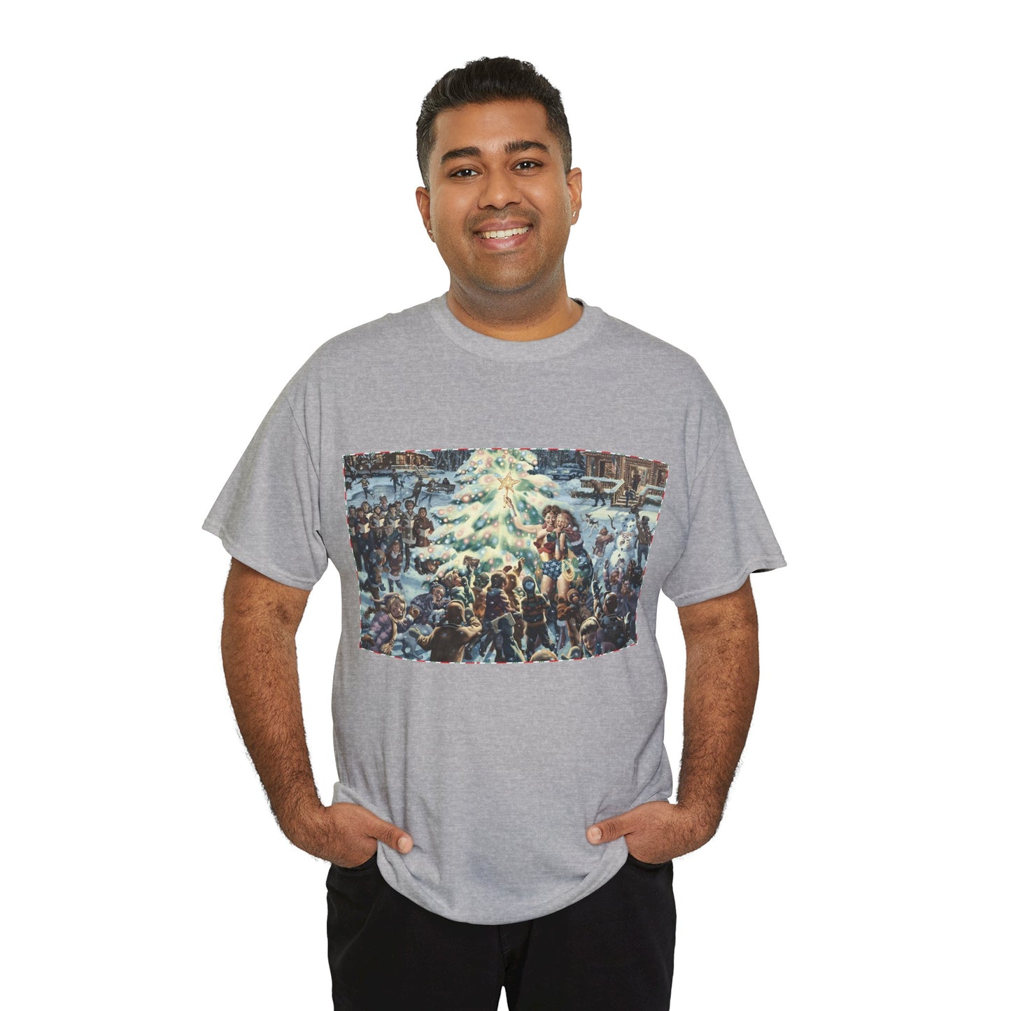 Wonder Woman Christmas T-Shirt - Steve Rude Art - DC Comics