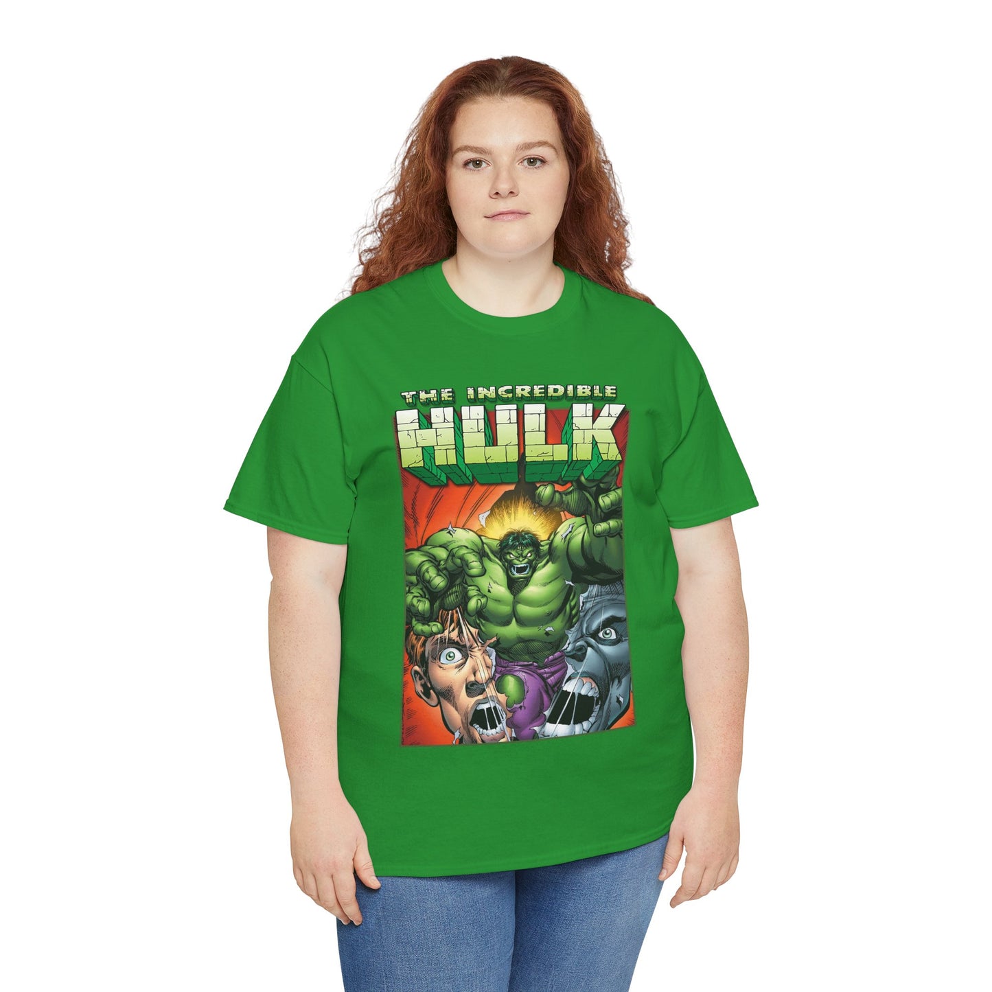 Incredible Hulk T-Shirt - Dale Keown Art - Bruce Banner Psyche - Peter David Story - 1990s Art - Marvel Comics