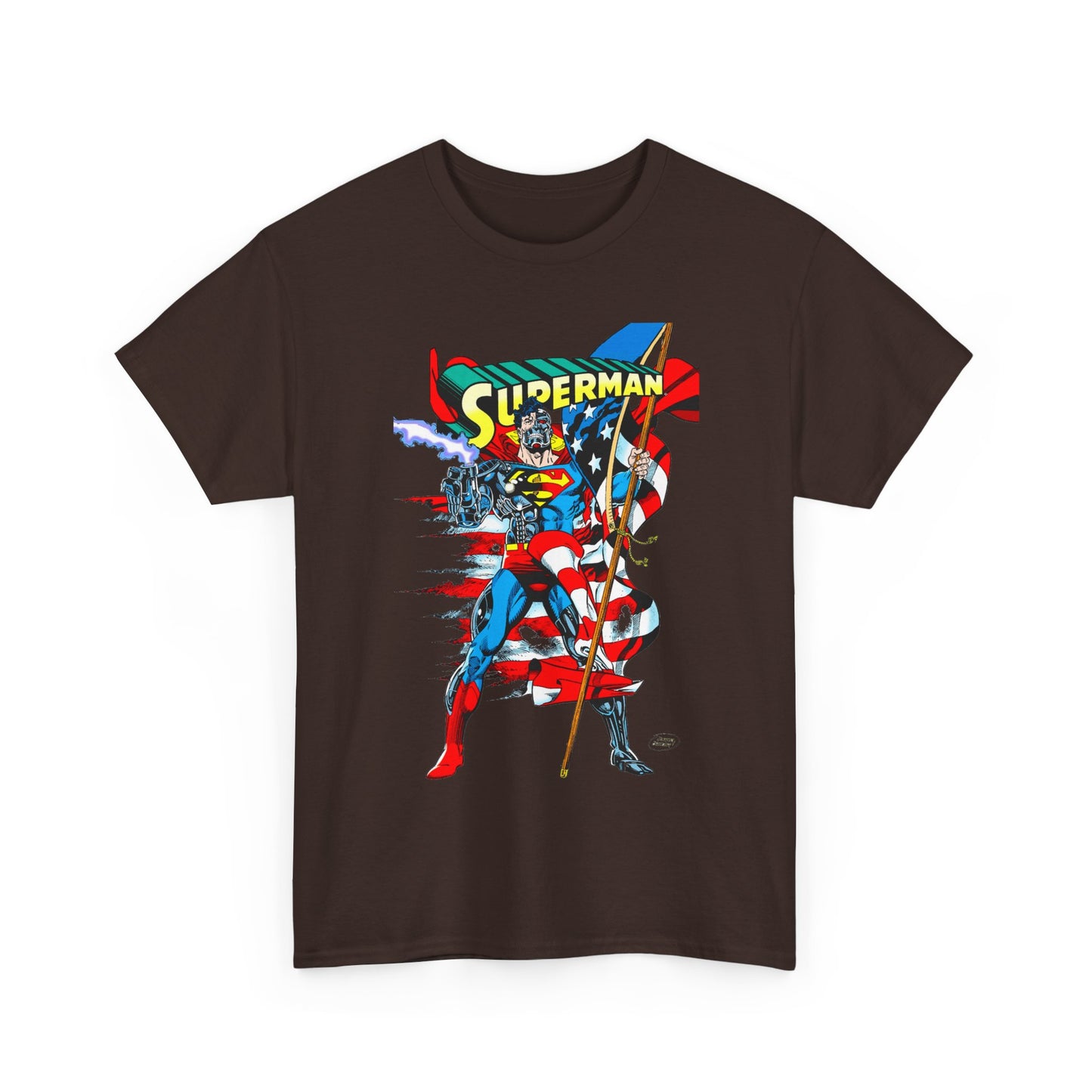 Cyborg Superman T-Shirt - Dan Jurgens Art - Reign of the Supermen Enemy - 1990s Storyline After the Death of Superman - DC Comics