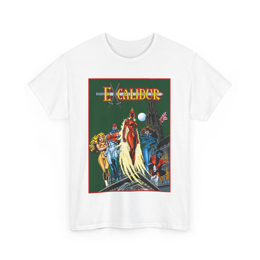 Excalibur T-Shirt - Amazing Alan Davis Art - Nightcrawler, Shadowcat, Captain Britain, Rachel Summers - Marvel Comics - X-Men Spin-Off - Mutants in the UK
