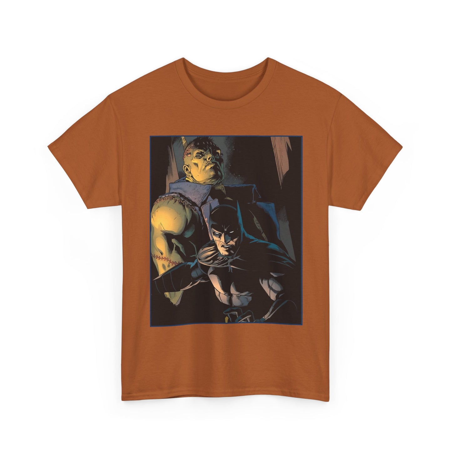 Batman & Frankenstein T-Shirt - Doug Mahnke Art - DC Comics