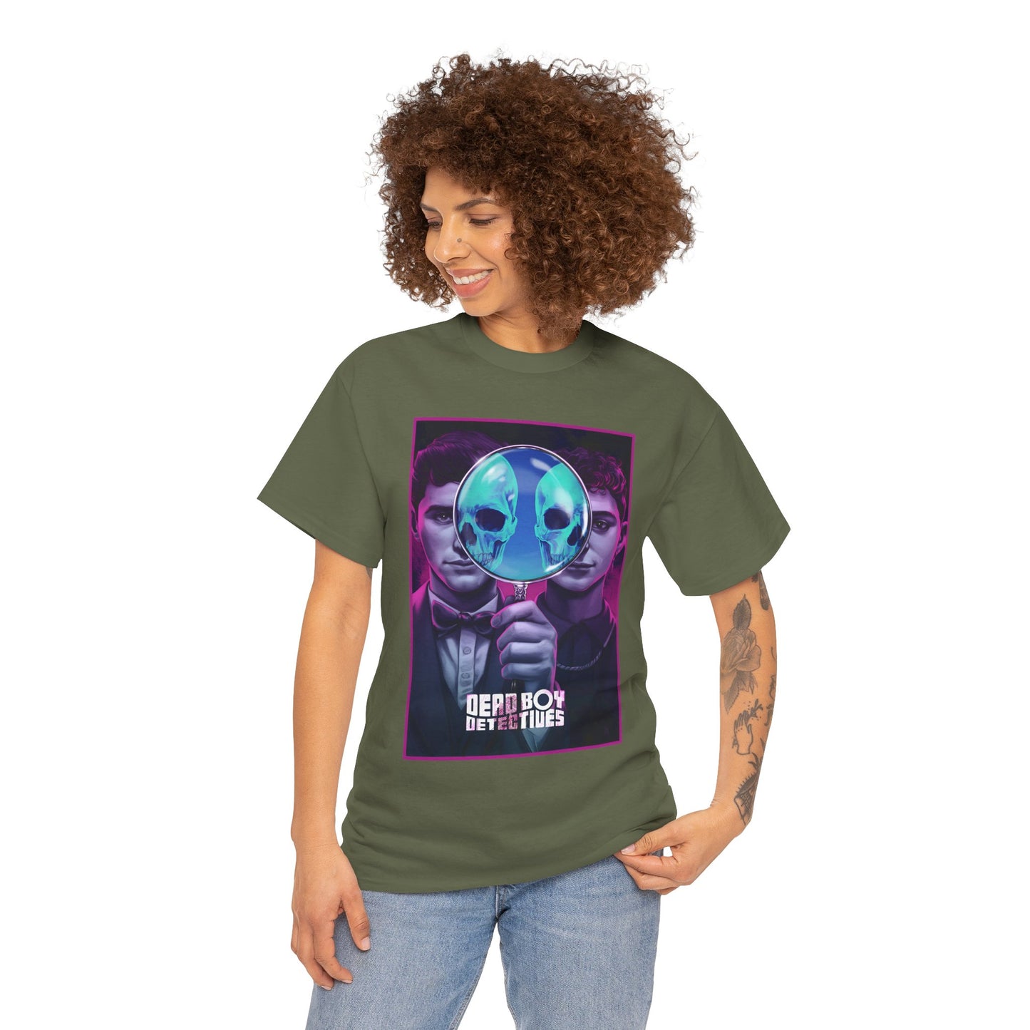 Deadboy Detectives T-Shirt - Sandman Spin-Off, Vertigo Comics - Netflix Series - George Rexstrew & Jayden Revri