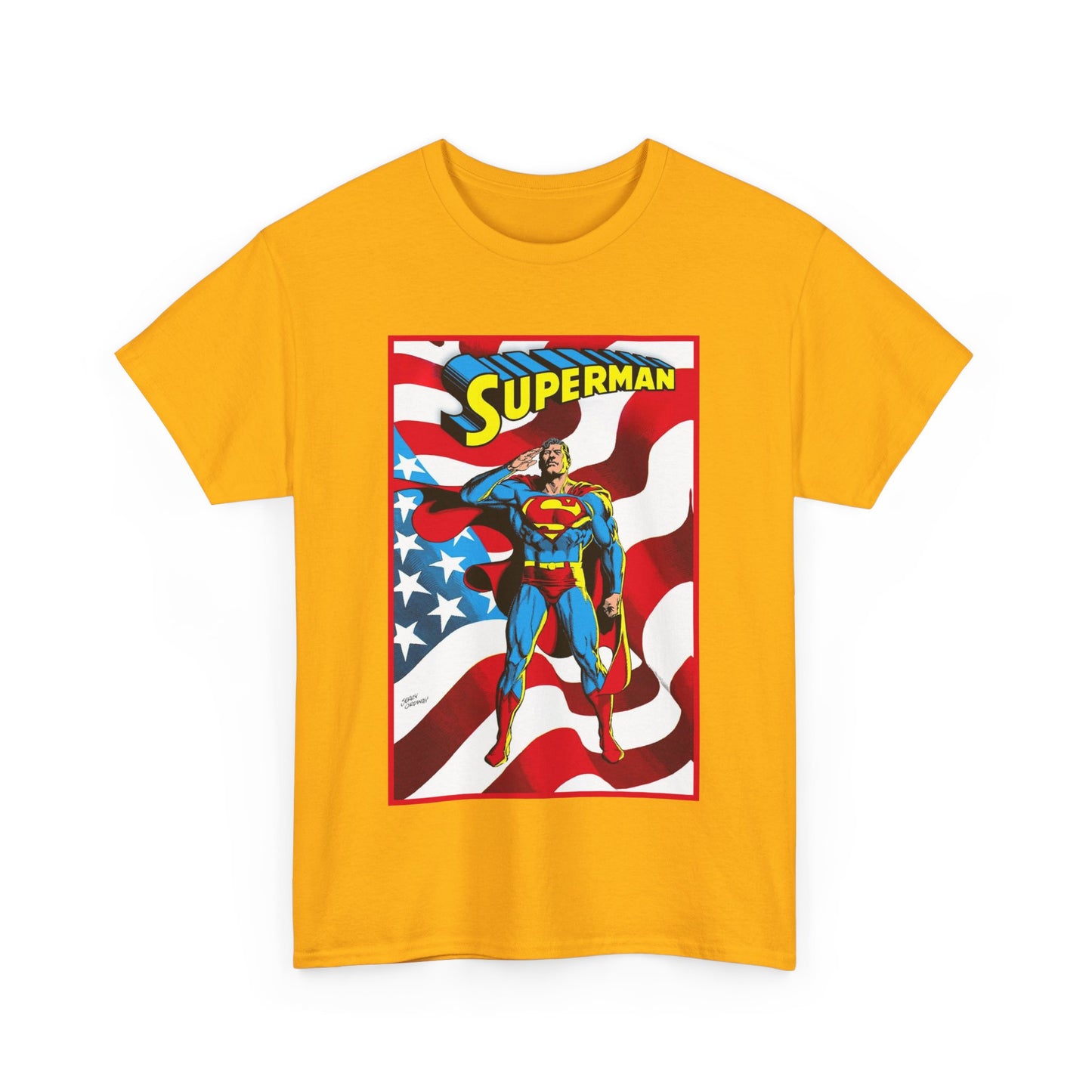 Superman T-Shirt - Jerry Ordway Art - Man of Steel, Metropolis - DC Comics