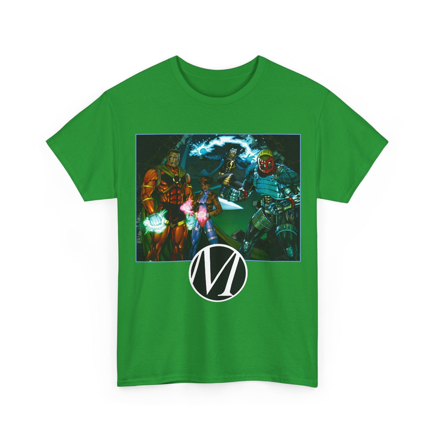 Milestone Comics Heroes T-Shirt - Static, Icon, Rocket, Hardware - Dakota - DC Comics, Milestone Media