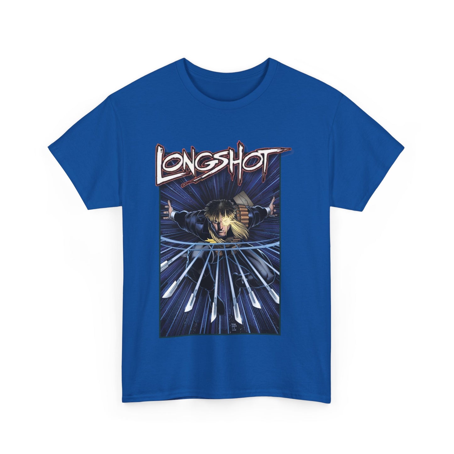Longshot T-Shirt - Arthur Adams Art - Marvel Comics - Uncanny X-Men - Mojoverse Mutant - Popular 1980s Character