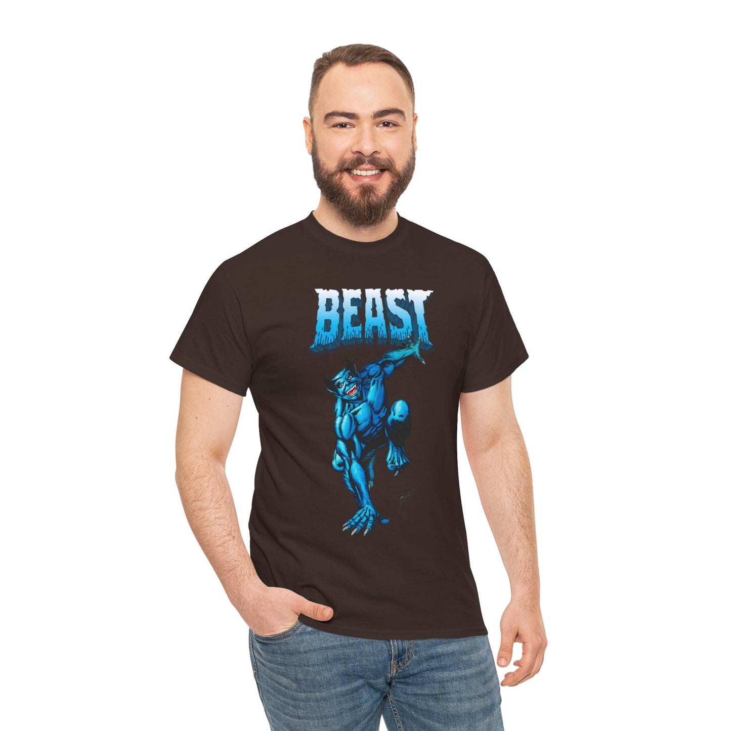 Beast T-Shirt - George Perez Art - Avengers, X-Men Member - Hank McCoy - Marvel Comics