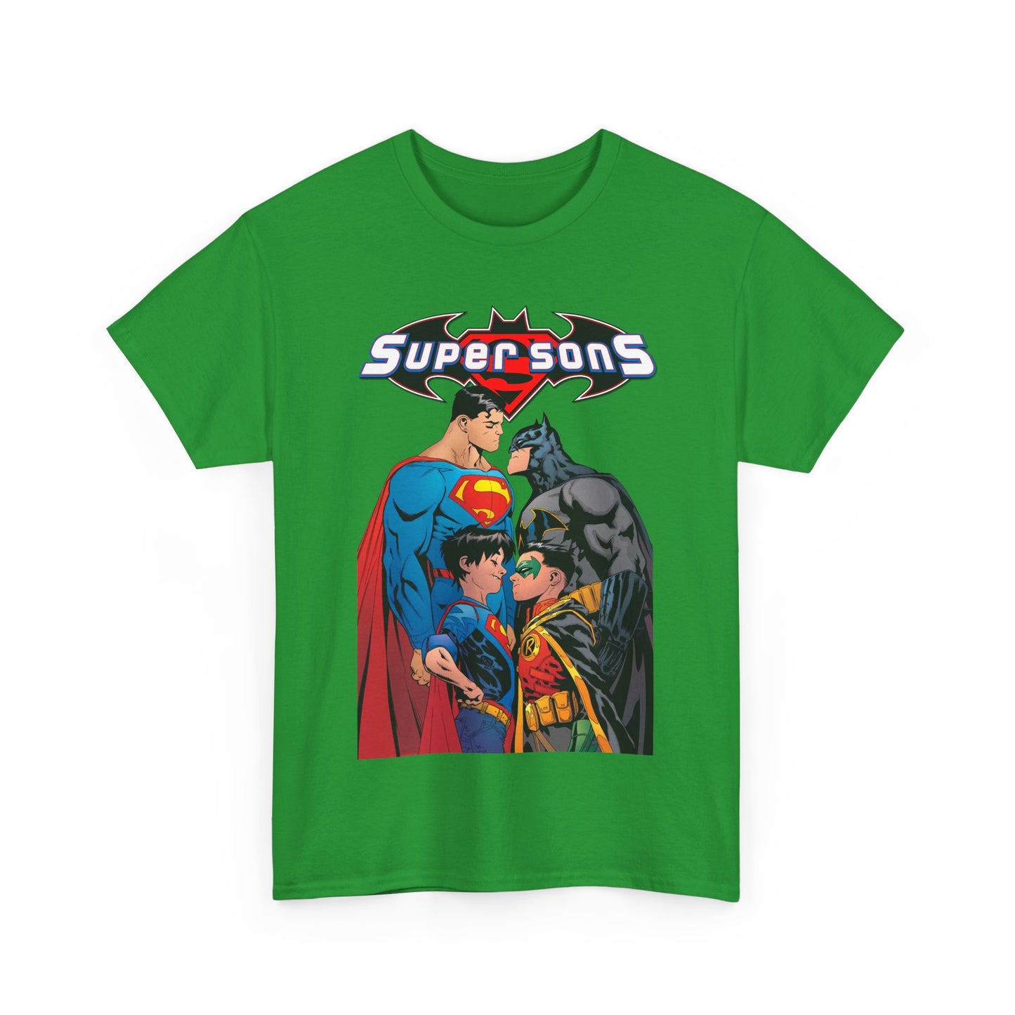 Super Sons T-Shirt - Jorge Jimenez Art - Superman, Batman, Jon Kent, Damian Wayne - DC Comics - Sons of Superman & Batman