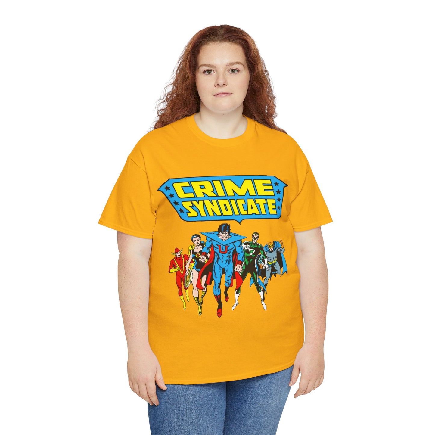 Crime Syndicate T-Shirt - Ultraman, Owlman, Superwoman, Power Ring, Johnny Quick - Earth 3 Justice League Villains - DC Comics