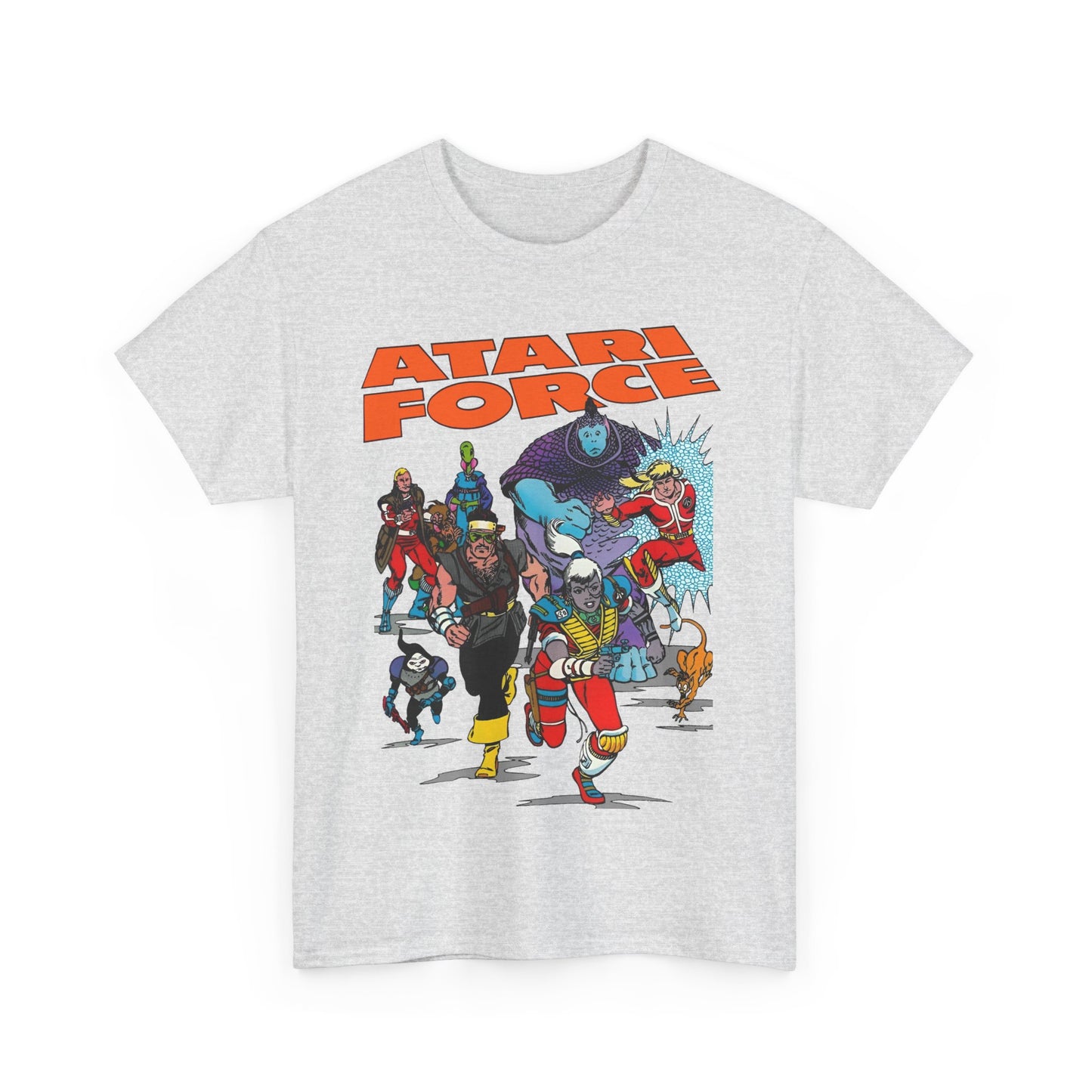 Atari Force T-Shirt - Marshall Rogers & John Byrne Art - Martin Champion, Christopher "Tempest" Champion, "Dart" Bia O'Rourke-Singh, Hukka, Morphea, Babe, Pakrat, Blackjak, Taz - DC Comics