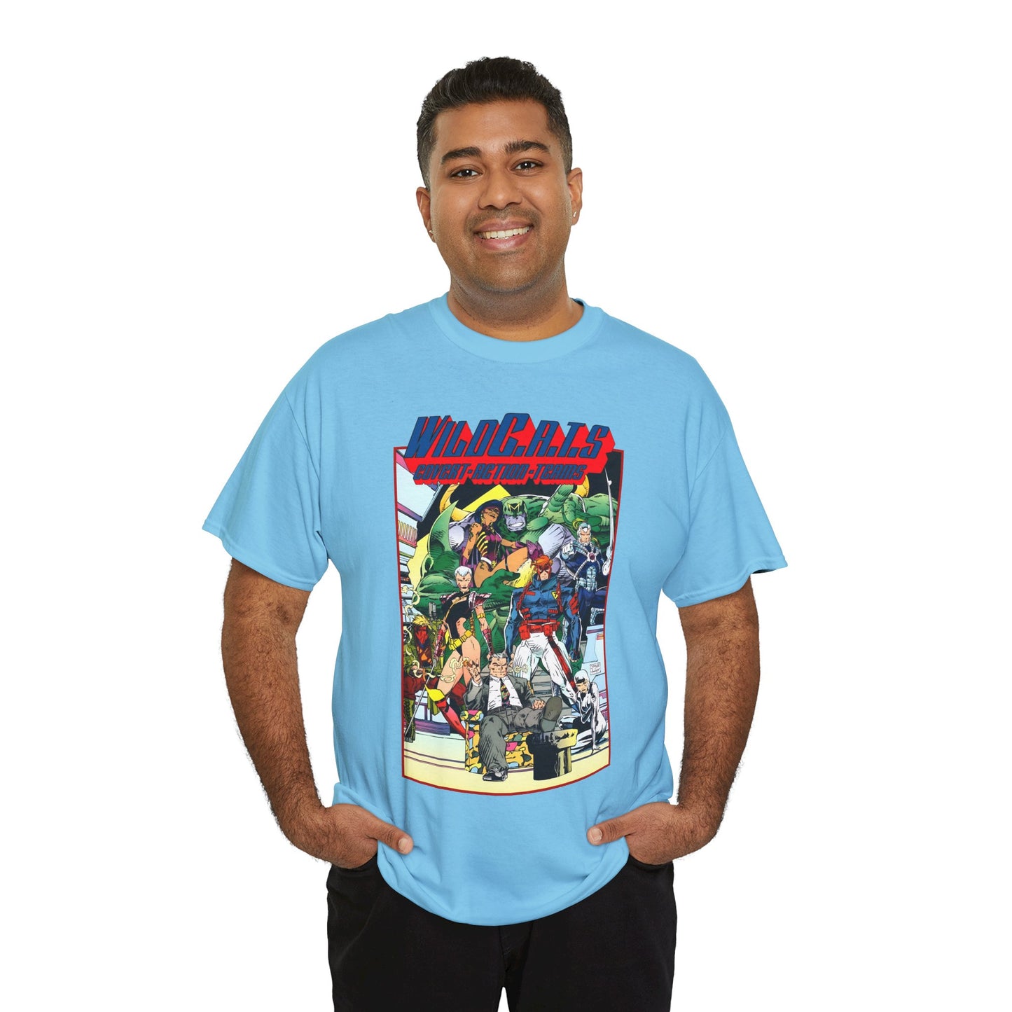 Wildcats Shirt - Jim Lee Art - Warblade, Maul, Voodoo, Grifter, Zealot, Emp, Void - Image Comics/Wildstorm/DC Comics