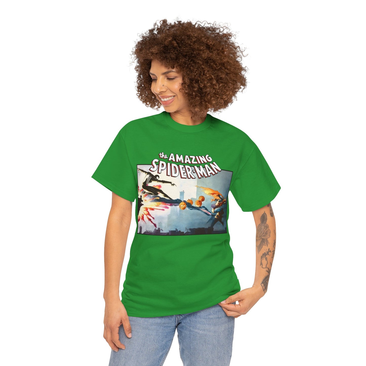 Amazing-Spiderman T-Shirt - Charles Vess Art - Vs Hobgoblin - Peter Parker - Marvel Comics