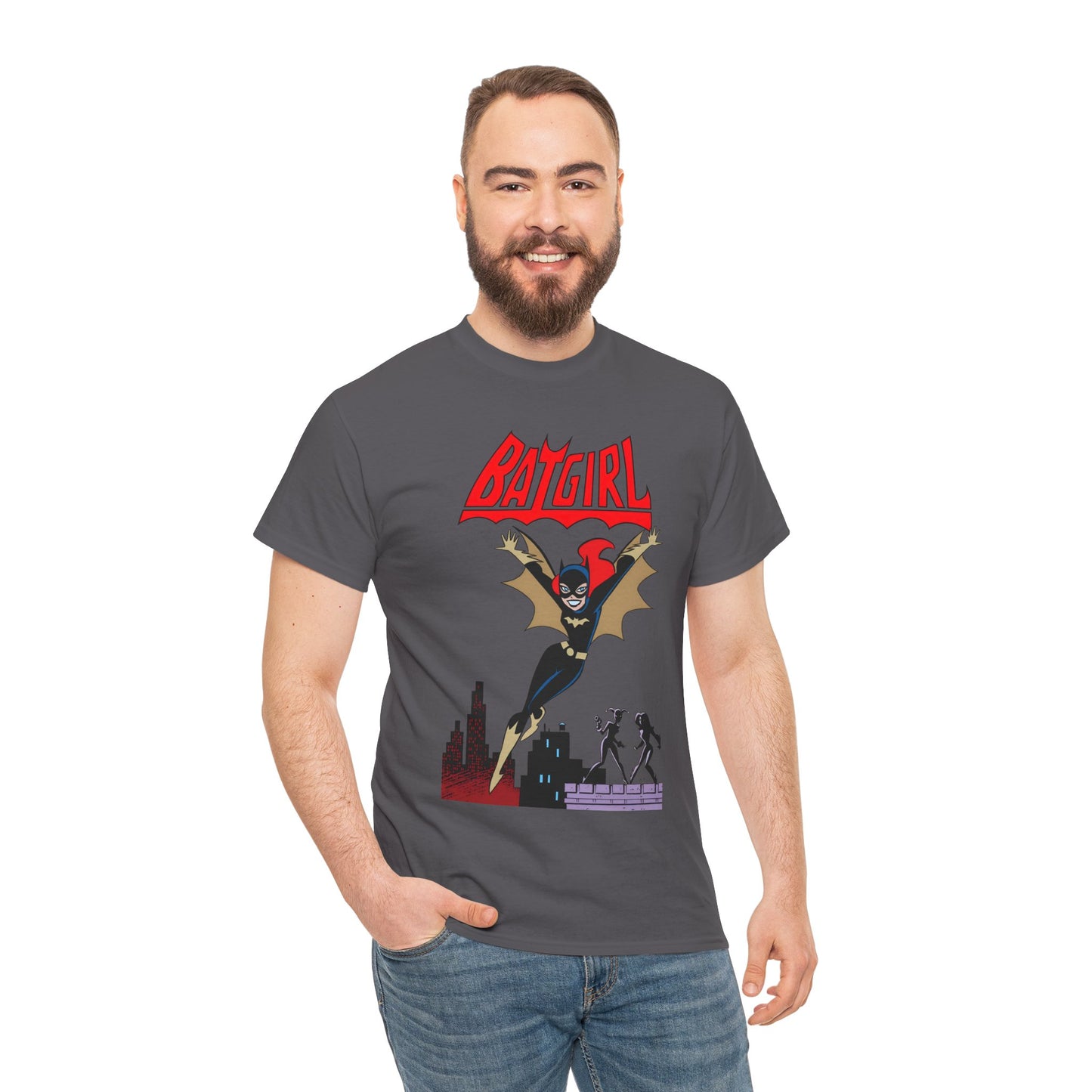 Batgirl T-Shirt - Bruce Timm Art - Batman Animated Series 1990s - Gotham City, Batman, Barbara Gordon - WB Cartoon - DC Comics