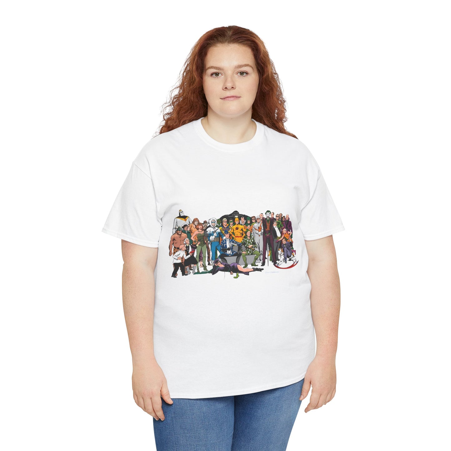 Secret Origins of Super-Villains T-Shirt - Dick Giordano Art - DC Comics - Joker, Mirror Master, Captain Cold, Lex Luthor, Scarecrow, Poison Ivy, Grodd