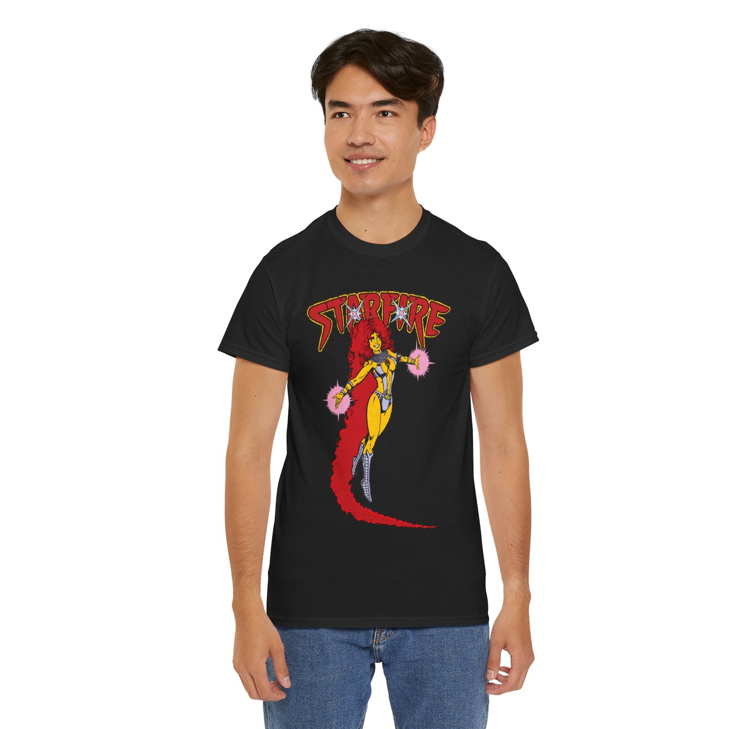 Starfire T-Shirt - George Perez Art - Popular New Teen Titans Character - DC Comics - Tamaran Princess