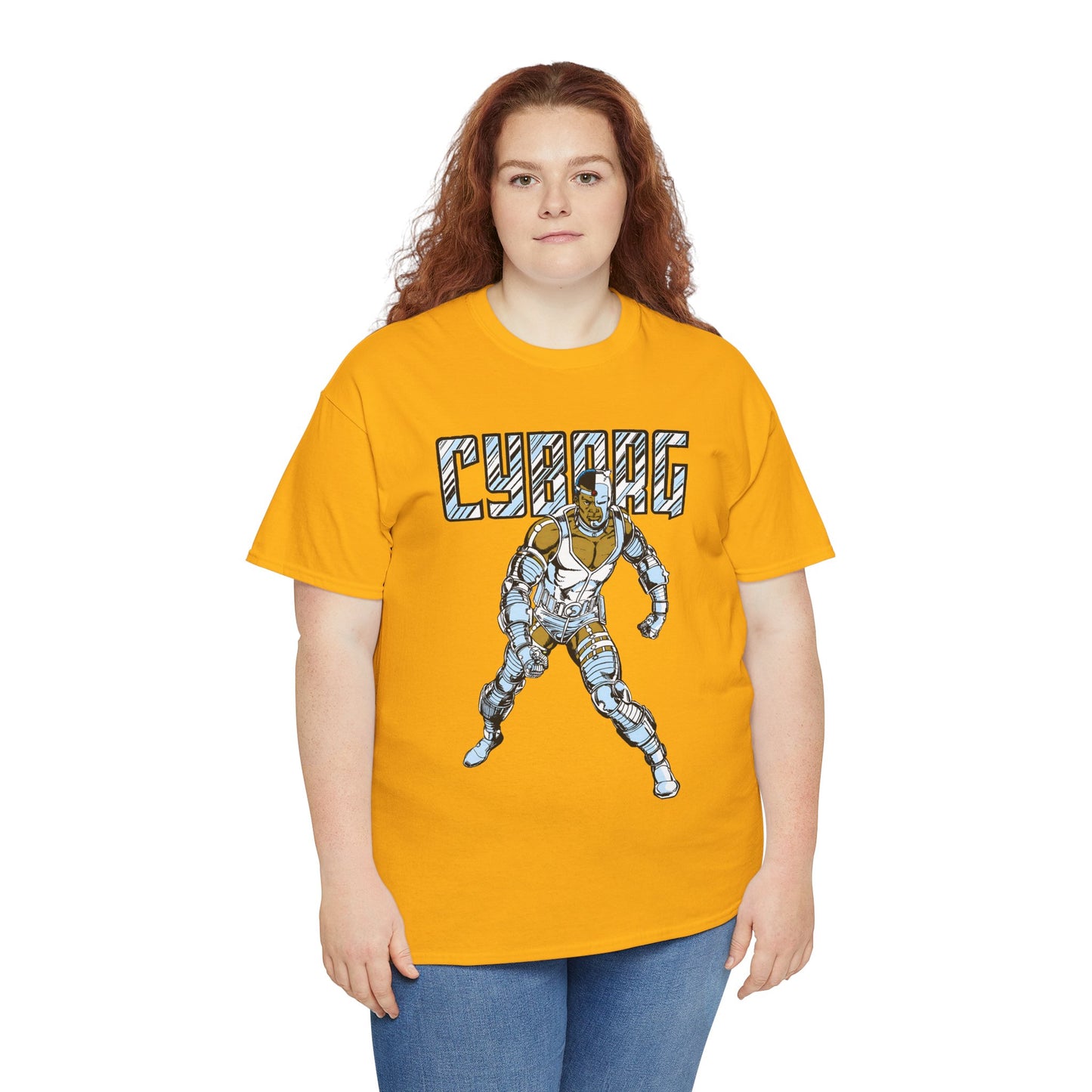 Cyborg T-Shirt - George Perez Art - New Teen Titans, Justice League - Victor Stone - DC Comics