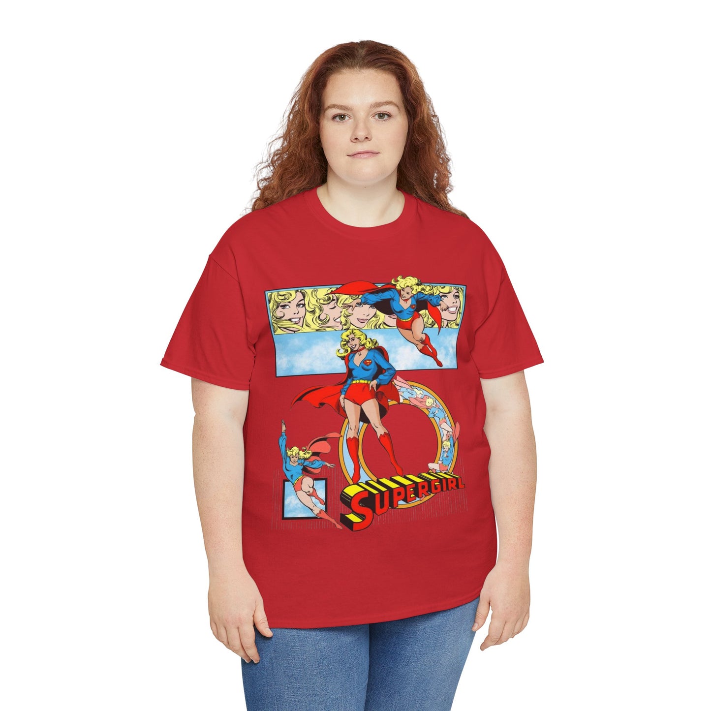 Supergirl T-Shirt - Krypton, Superman, Kara, Kandor - DC Comics - 1980s Art - Style Guide - Superman's Cousin