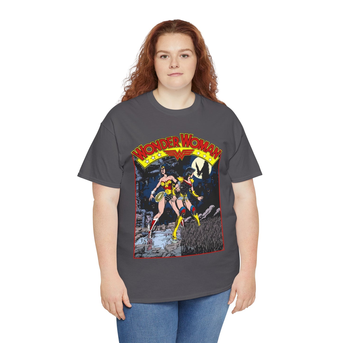 Wonder Woman & Troia T-Shirt - George Perez Art - Wonder Girl, Donna Troy - Themyscira, Paradise Island - DC Comics