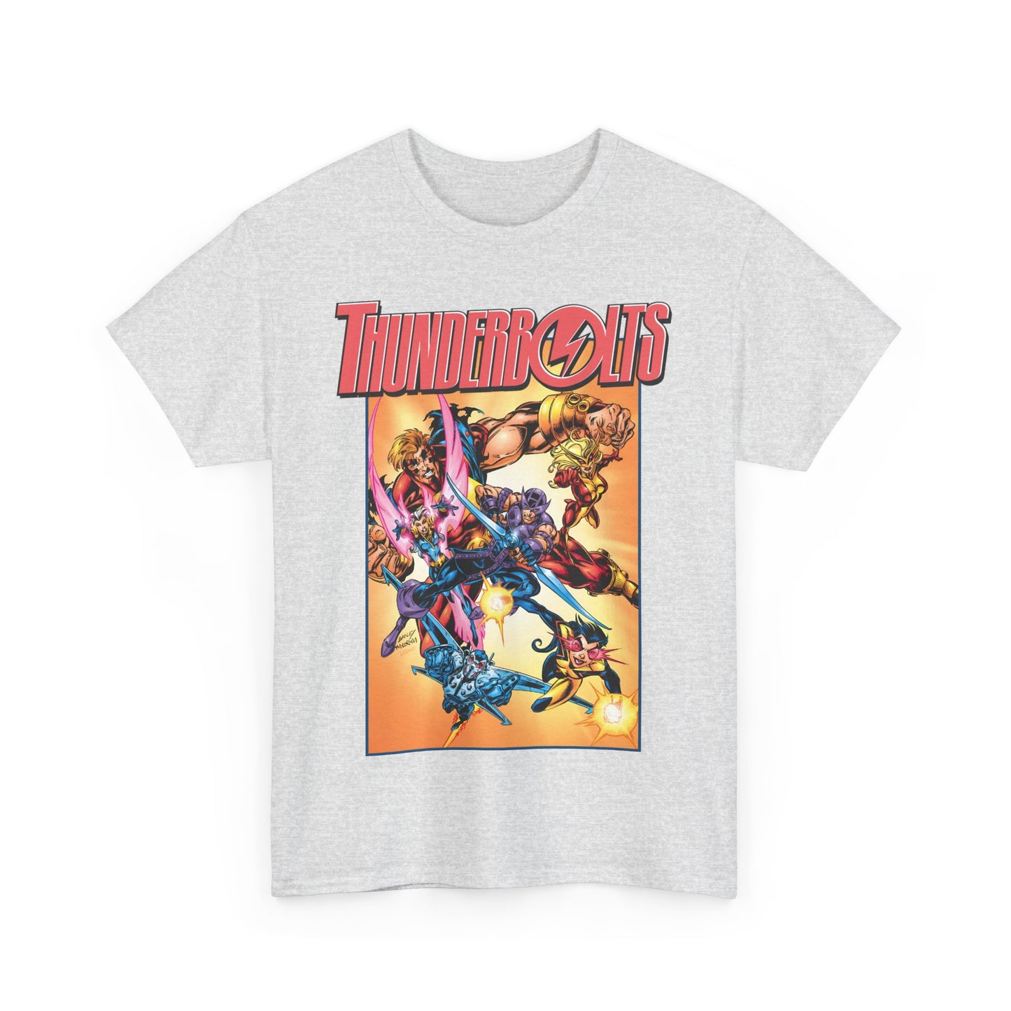 Thunderbolts T-Shirt - Mark Bagley Art - Hawkeye, Songbird - Marvel Comics - Avengers Connection