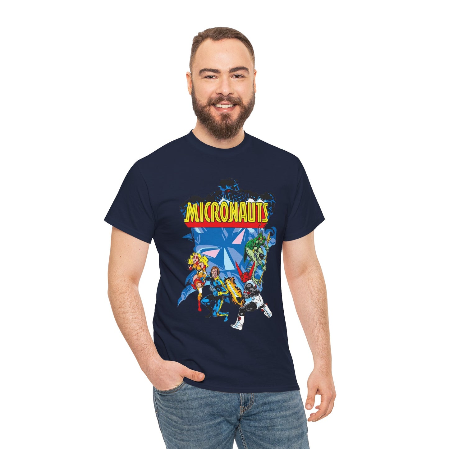 Micronauts T-Shirt - Microverse - Arcturus Rann, Acroyear, Bug - Marvel Comics