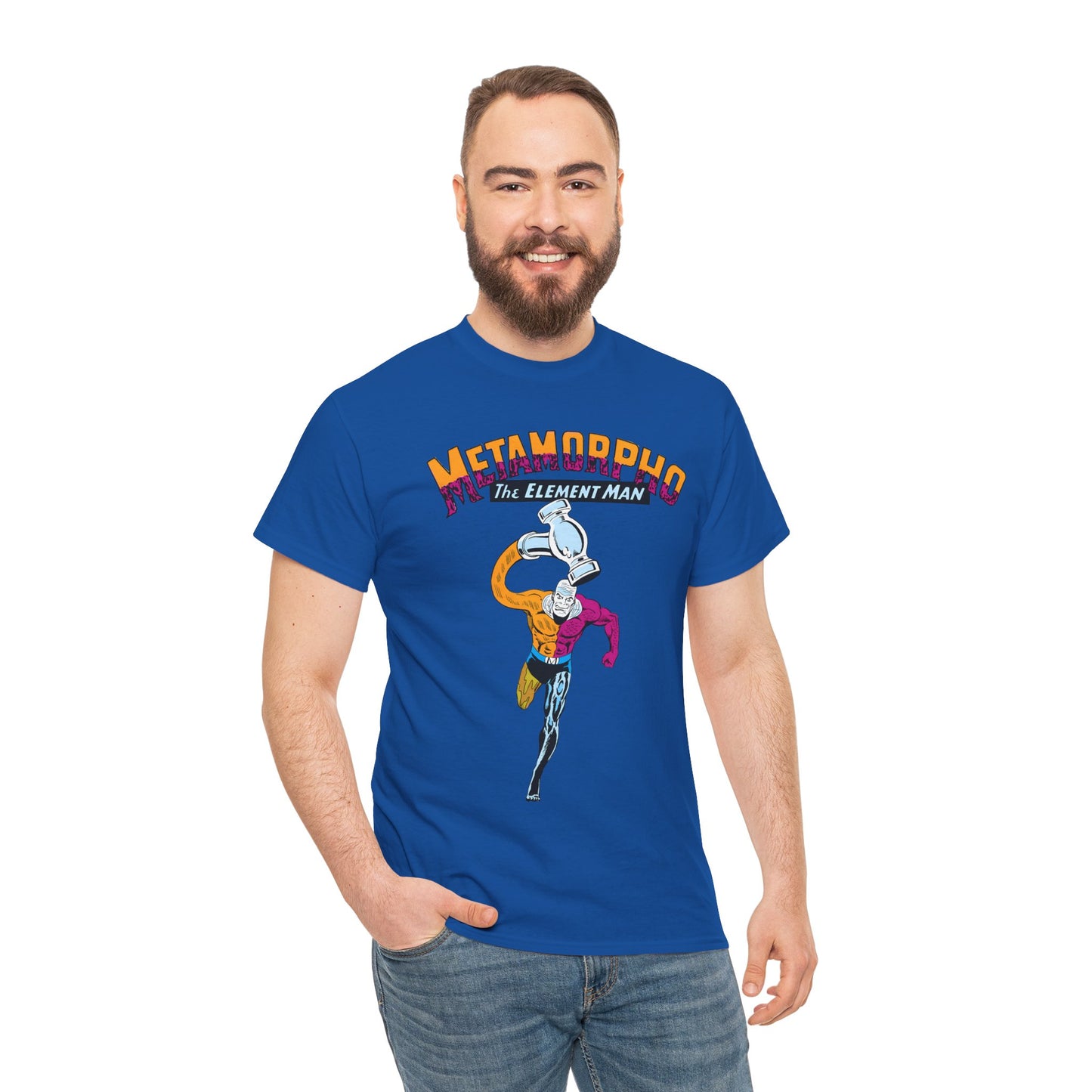Metamorpho T-Shirt - Jim Aparo Art - DC Comics - Outsiders Team Member - New Superman Movie