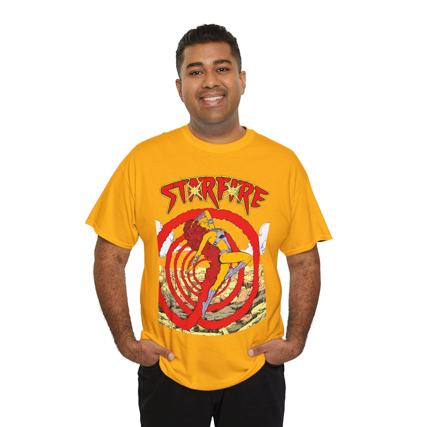 Starfire T-Shirt - George Perez Art - New Teen Titans Member - DC Comics - Koriand'r, Princess from Tamaran