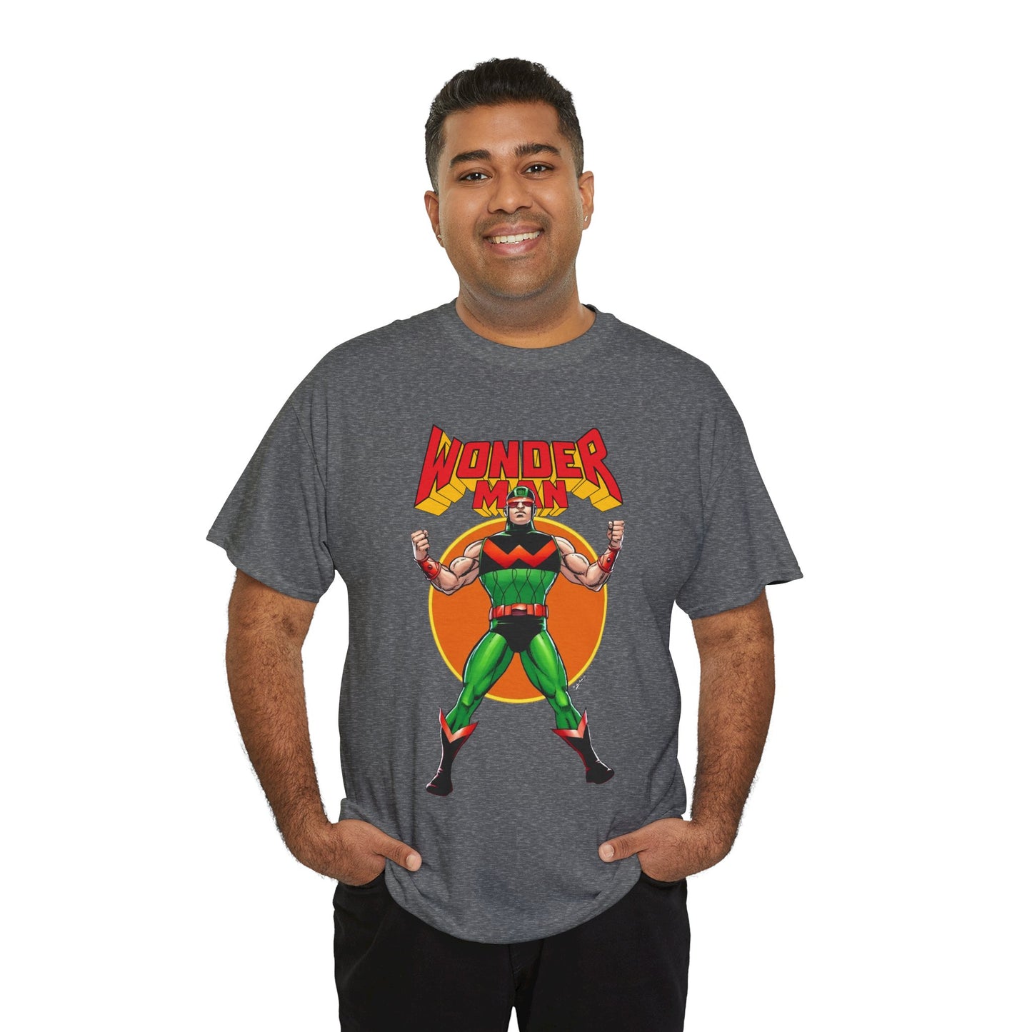 Wonder Man T-Shirt - Classic George Perez Art - Simon Williams, Avengers Member - Popular Marvel Comics Character