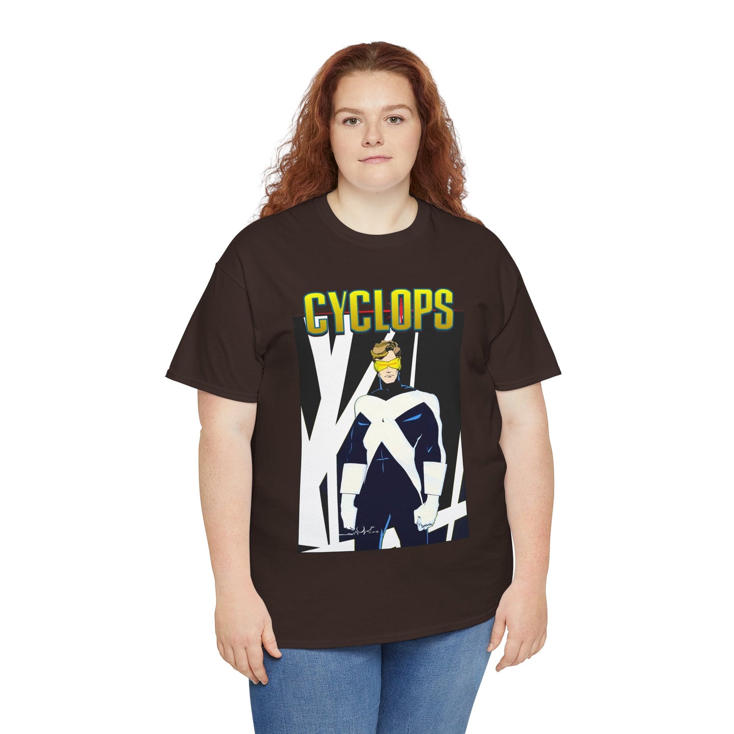Cyclops T-Shirt - Walt Simonson Art - X-Men, X-Factor Member & Leader - Scott Summers - Marvel Comics