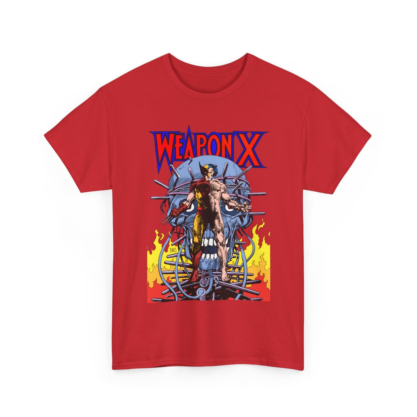 Weapon X T-Shirt - Barry Windsor-Smith Art - Wolverine Origin Story Before He Joined the X-Men - Logan, Mutant Leader - Marvel Comics
