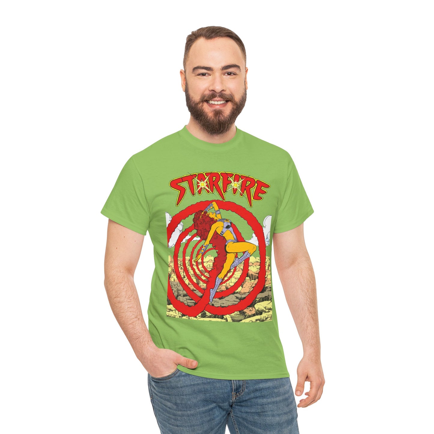 Starfire T-Shirt - George Perez Art - New Teen Titans Member - DC Comics - Koriand'r, Princess from Tamaran
