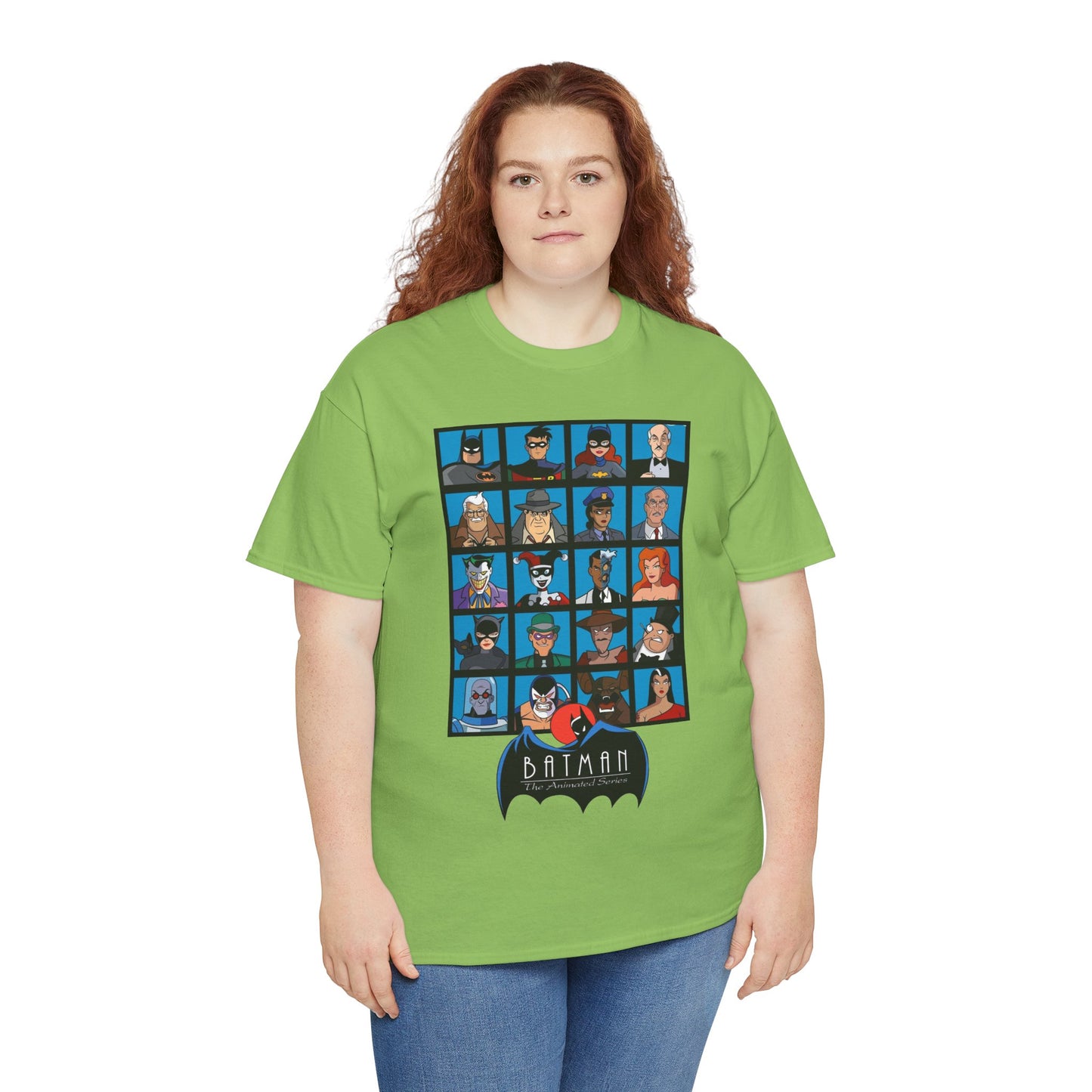 Batman T-Shirt - Animated Series - Harley Quinn, Batgirl, Joker, Bane, Robin, Two-Face, Catwoman, Riddler - Classic TV Cartoon Series