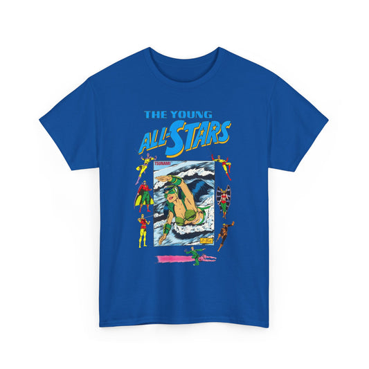 Young All-Stars T-Shirt - Brian Murray Art - Tsunami, Johnny Thunder, Sandman, Green Lantern - DC Comics