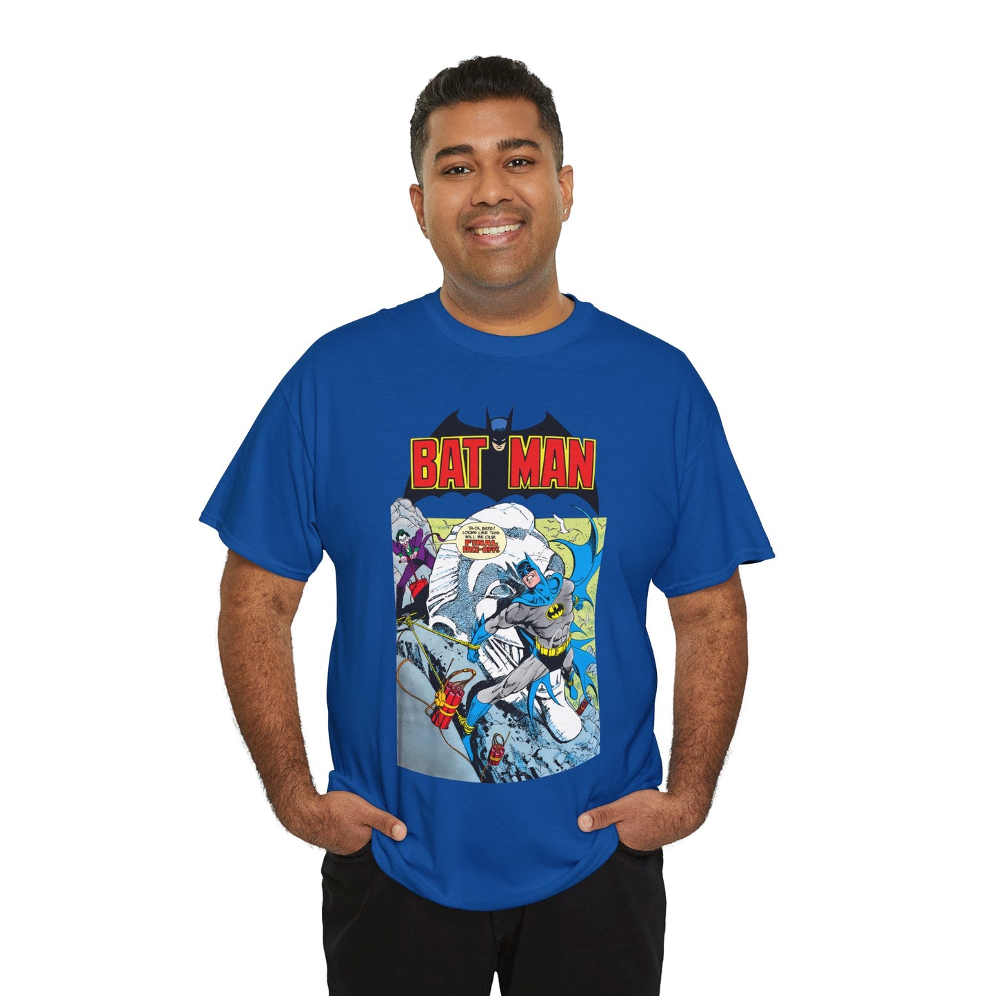 Batman T-Shirt - José Luis García-López Art - Joker - #353 Cover Art - Batman Strapped to Mount Rushmore - Amazing Bronze Age Art