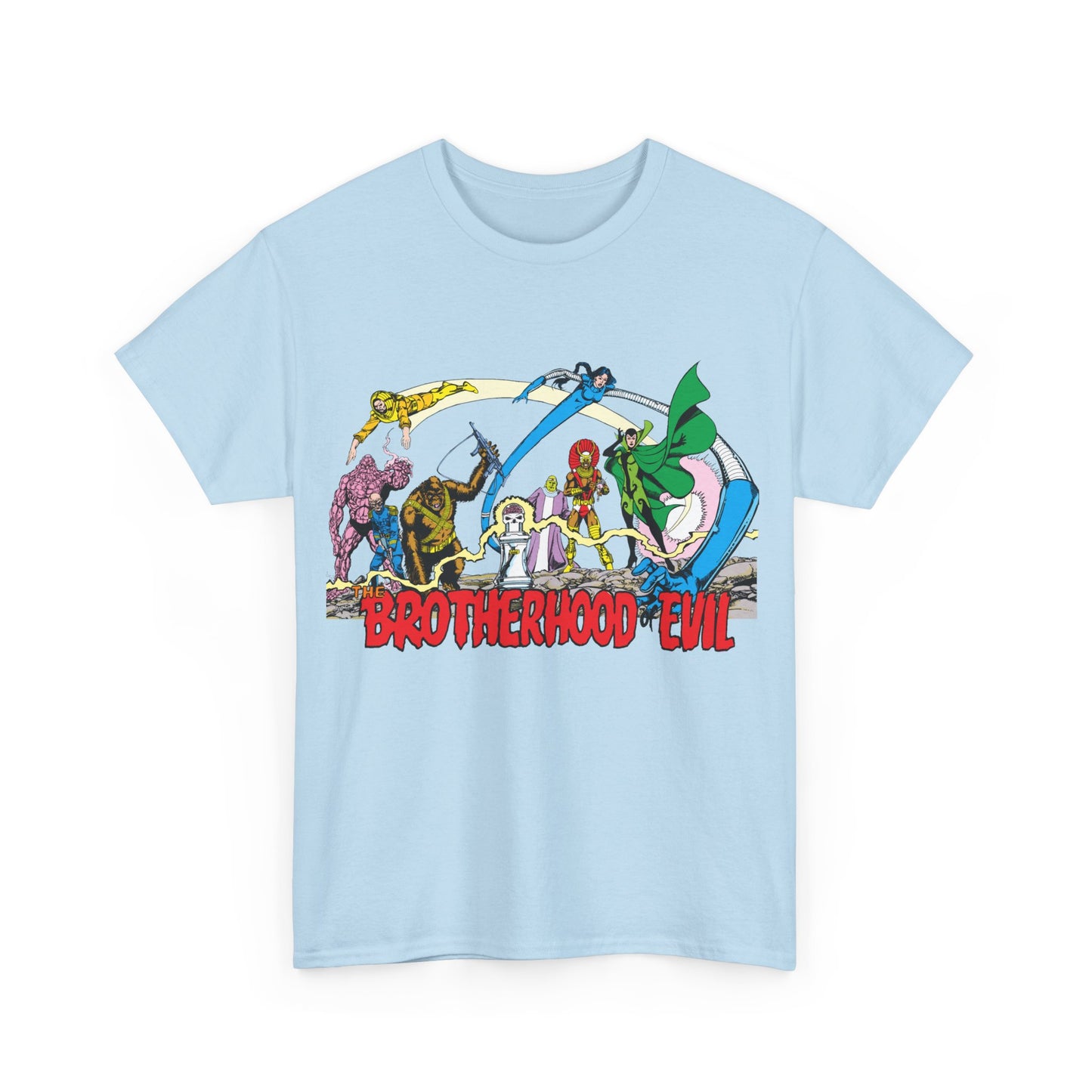 Brotherhood of Evil T-Shirt - George Perez Art - New Teen Titans, Doom Patrol - DC Comics - Madame Rouge, Phobia