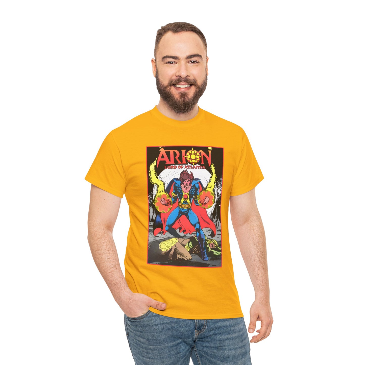 Arion, Lord of Atlantis T-Shirt - Jan Duursema Art - Atlantis Wizard - Lord of Order - Lord High Mage - DC Comics