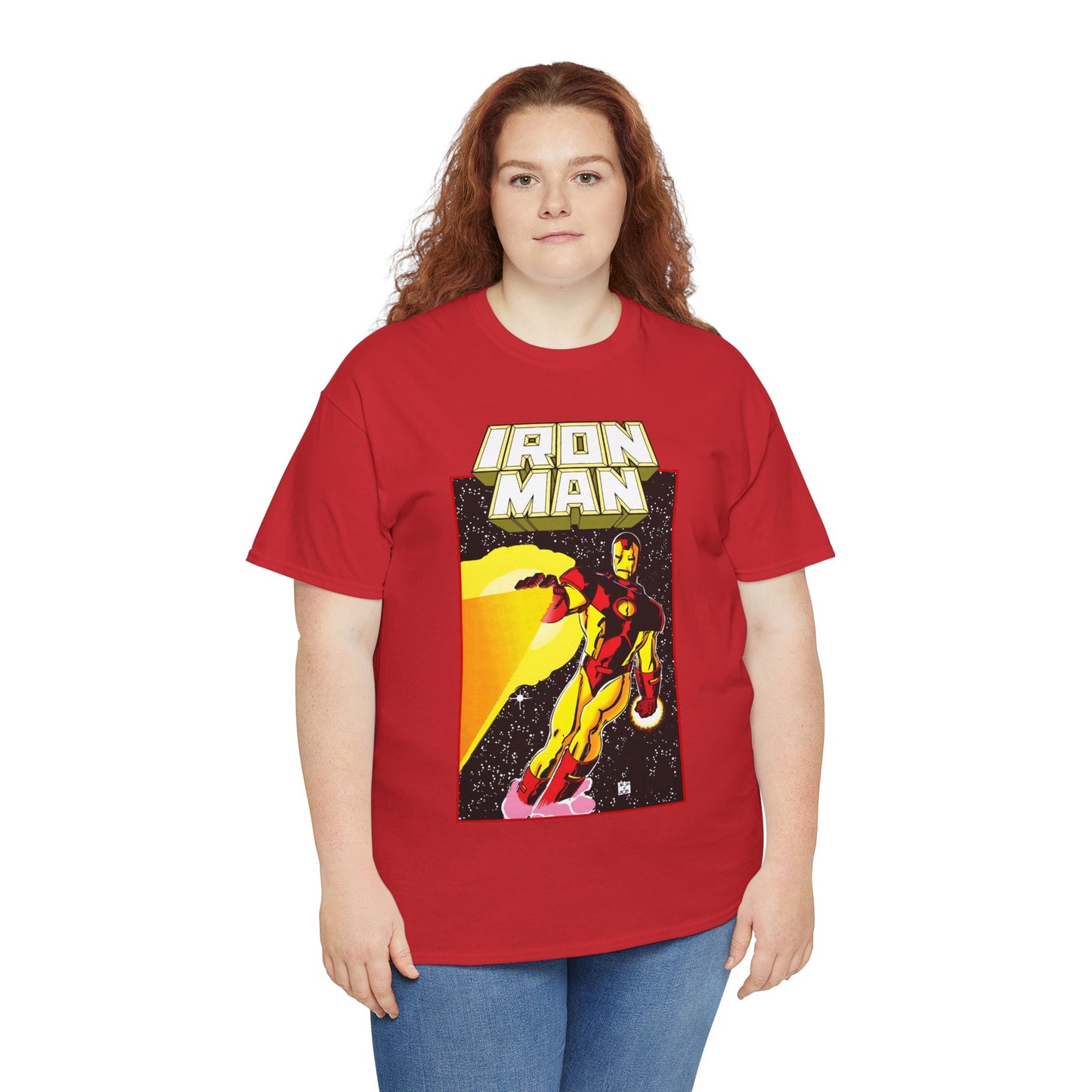 Iron Man T-Shirt - John Romita Jr Art - Cover to Issue #256 - Tony Stark in Space - Marvel Comics