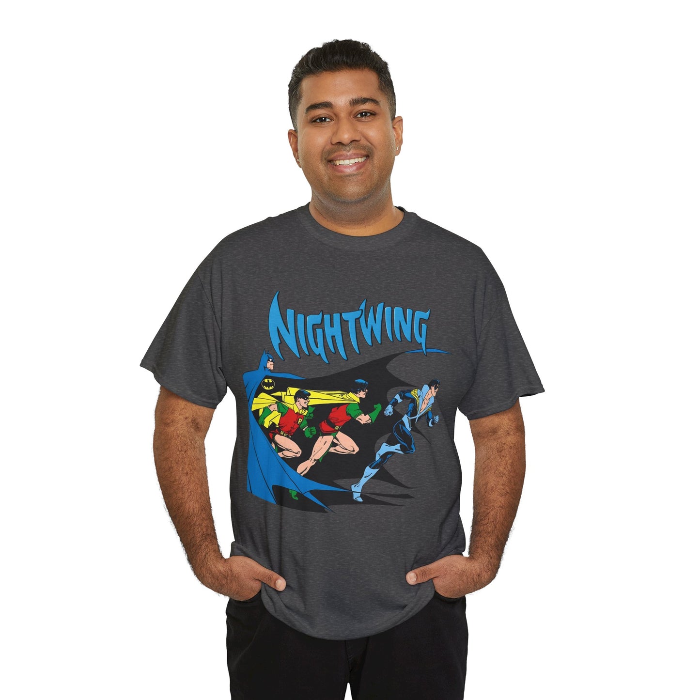 Nightwing T-Shirt - George Perez Art - Batman, Bruce Wayne, Robin, Dick Grayson - New Teen Titans Leader - DC Comics