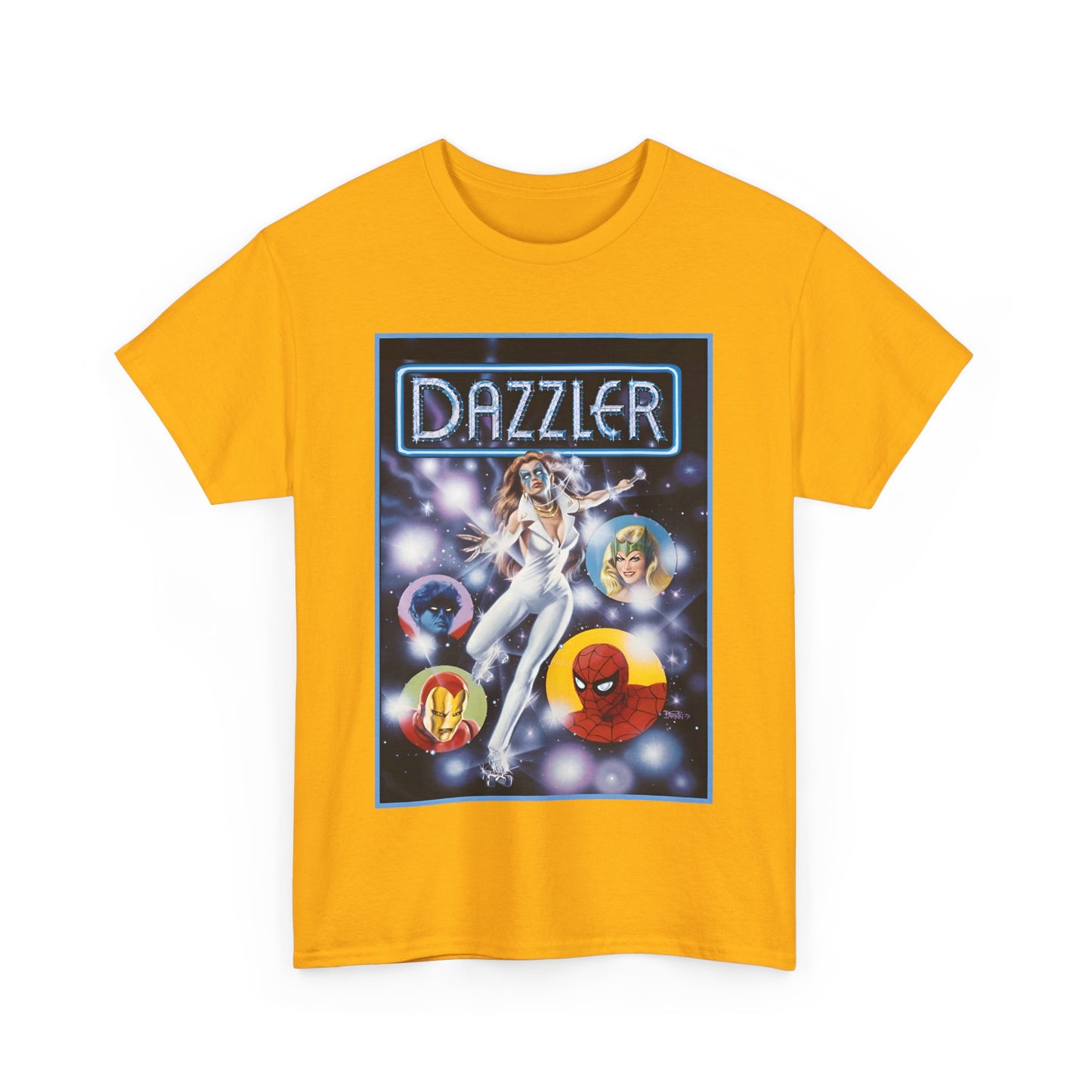 Dazzler T-Shirt - Bob Larkin Art - X-Men Connection - Alison Blaire - Mutant Pop Star - Marvel Comics
