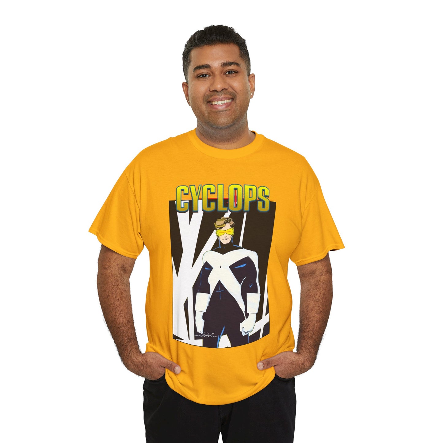 Cyclops T-Shirt - Walt Simonson Art - X-Men, X-Factor Member & Leader - Scott Summers - Marvel Comics