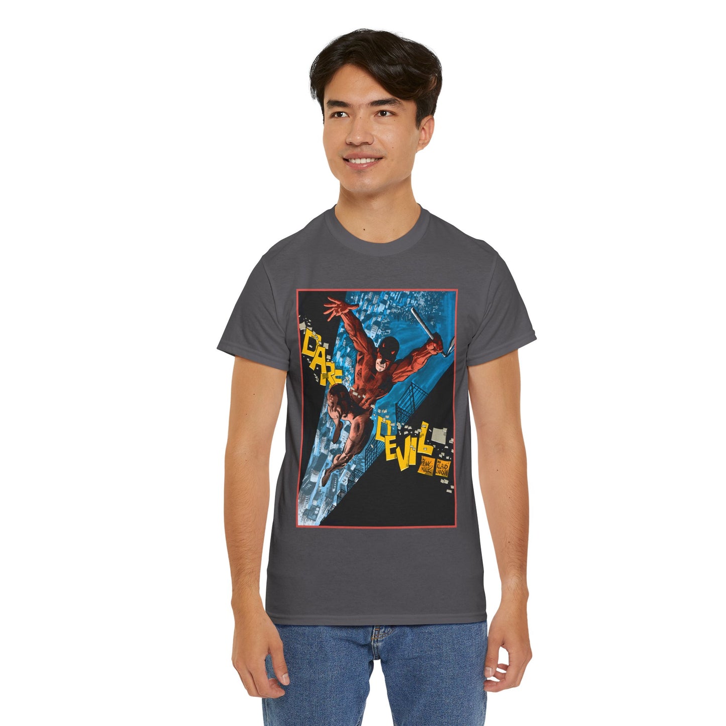 Daredevil T-Shirt - Frank Miller & Klaus Janson Art - The Man With No Fear - Hell's Kitchen - Marvel Comics
