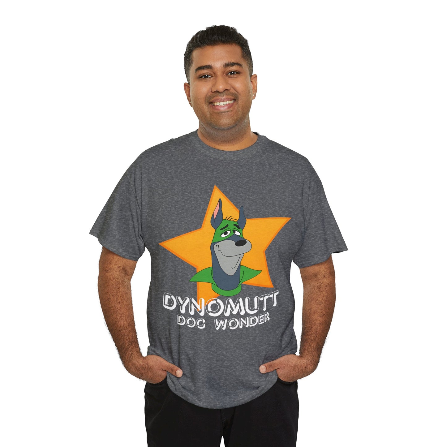 Dynomutt, Dog Wonder T-Shirt - Hanna-Barbera Saturday Morning Cartoon 1970s - Blue Falcon Sidekick