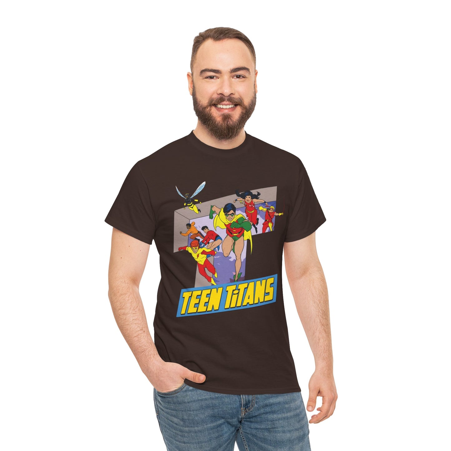 Teen Titans T-Shirt - Robin, Wonder Girl, Kid Flash, Speedy, Bumblebee, Mal, Aqualad - DC Comics