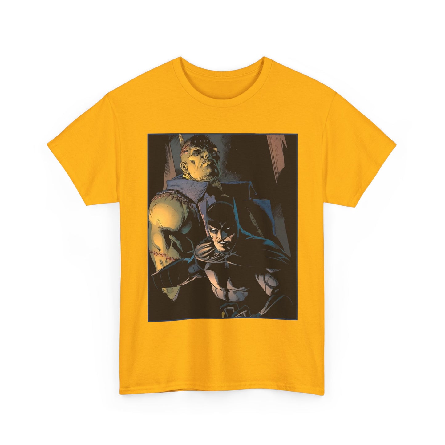 Batman & Frankenstein T-Shirt - Doug Mahnke Art - DC Comics